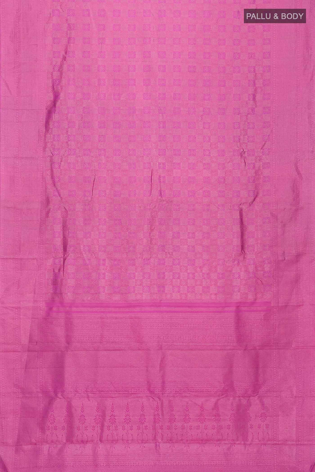 Pink Kanchipuram Silk Saree