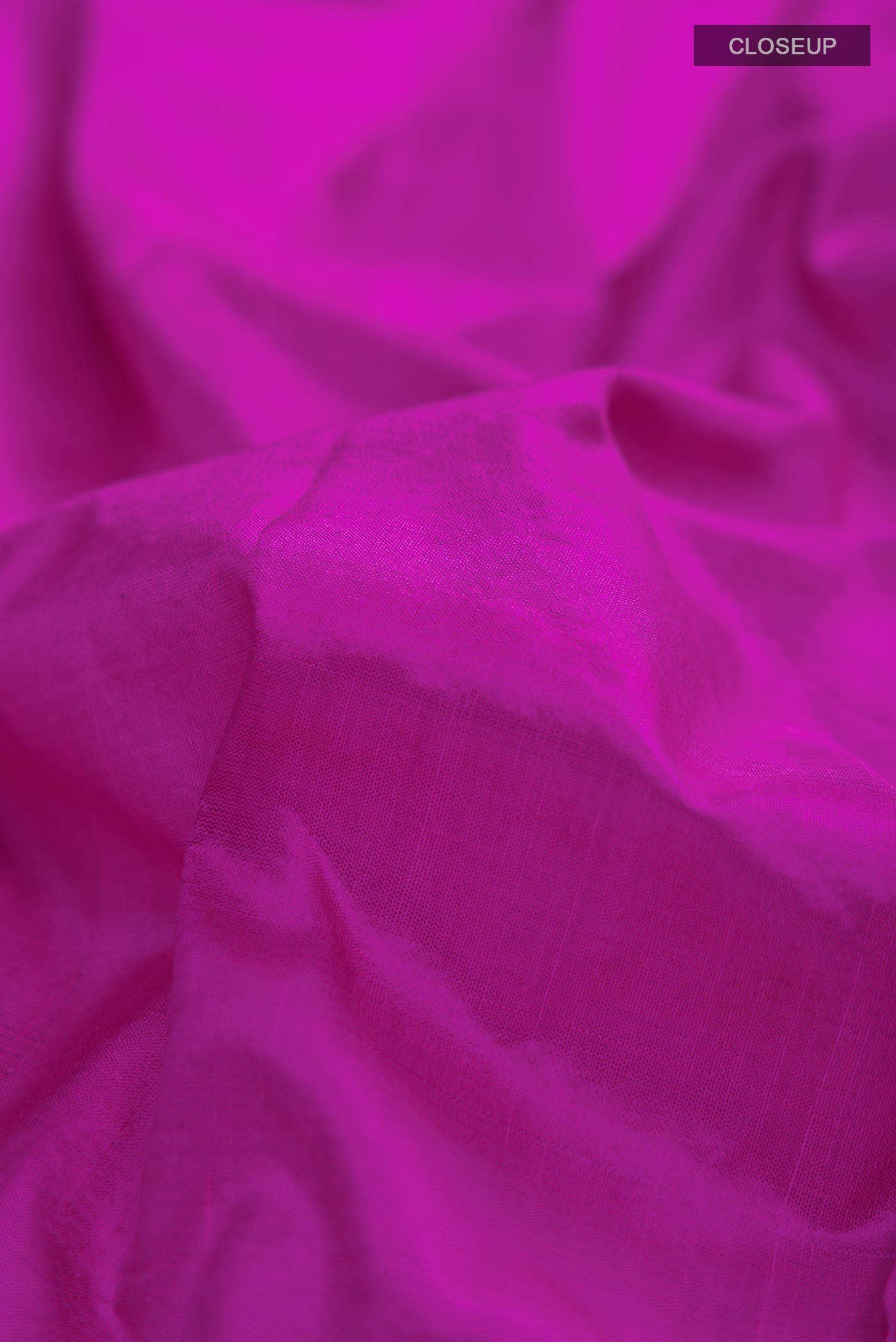Dark Pink Kanchipuram Silk Saree