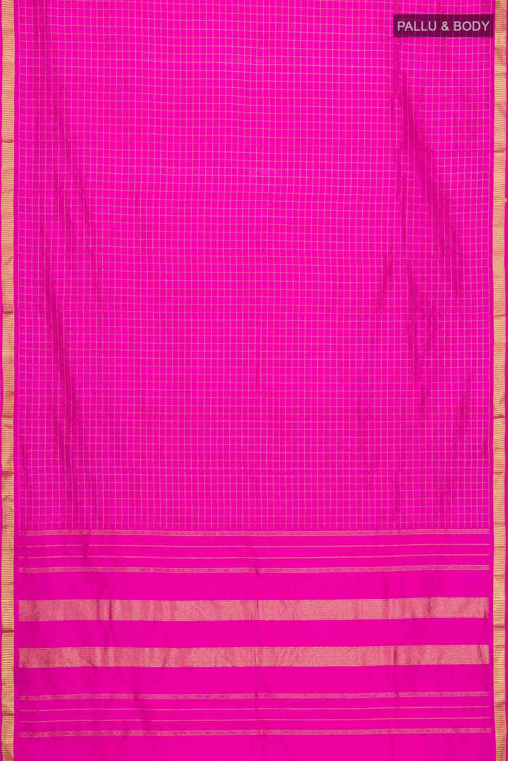 Pink Kanchipuram Silk Saree