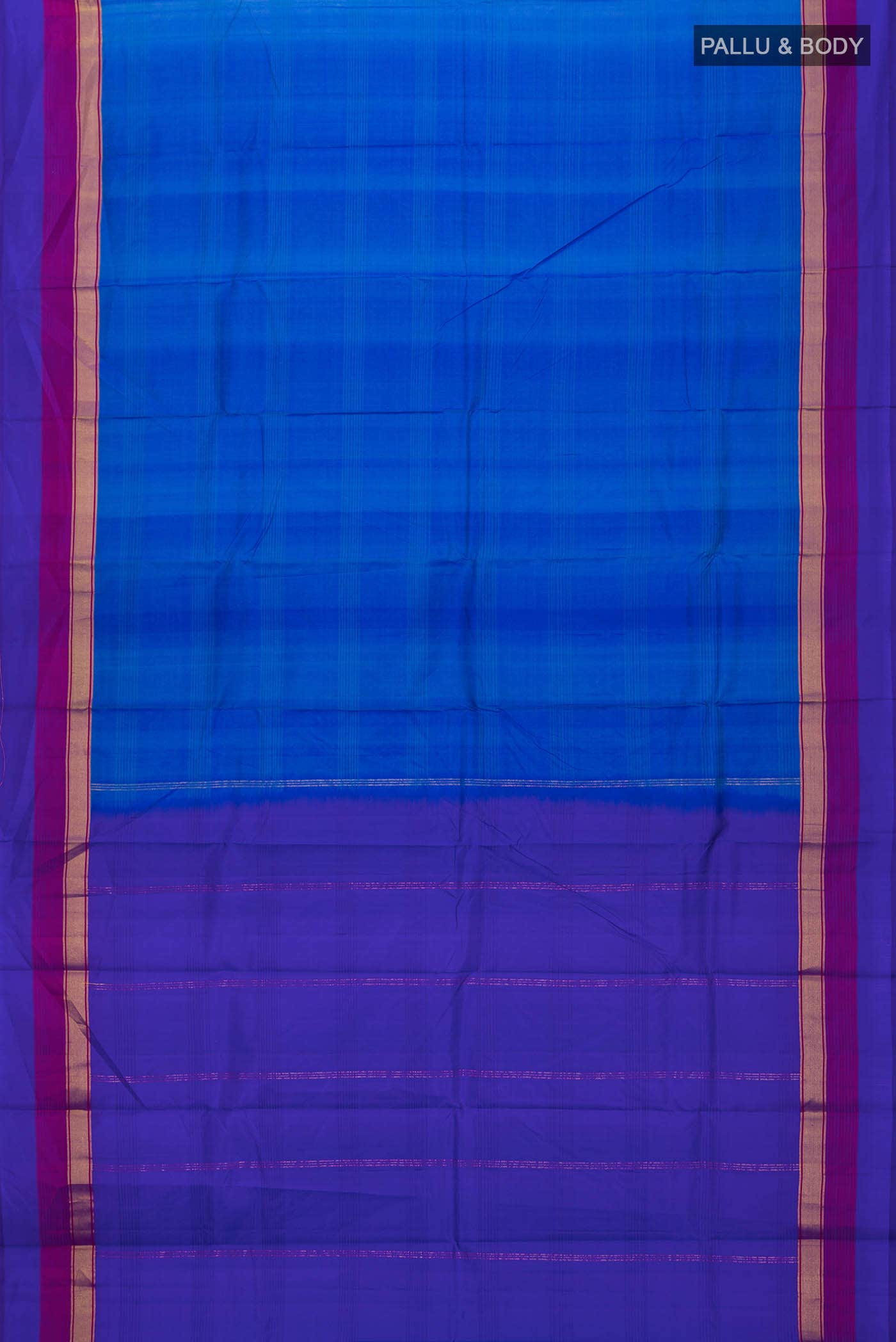 Blue Kanchipuram Silk Saree