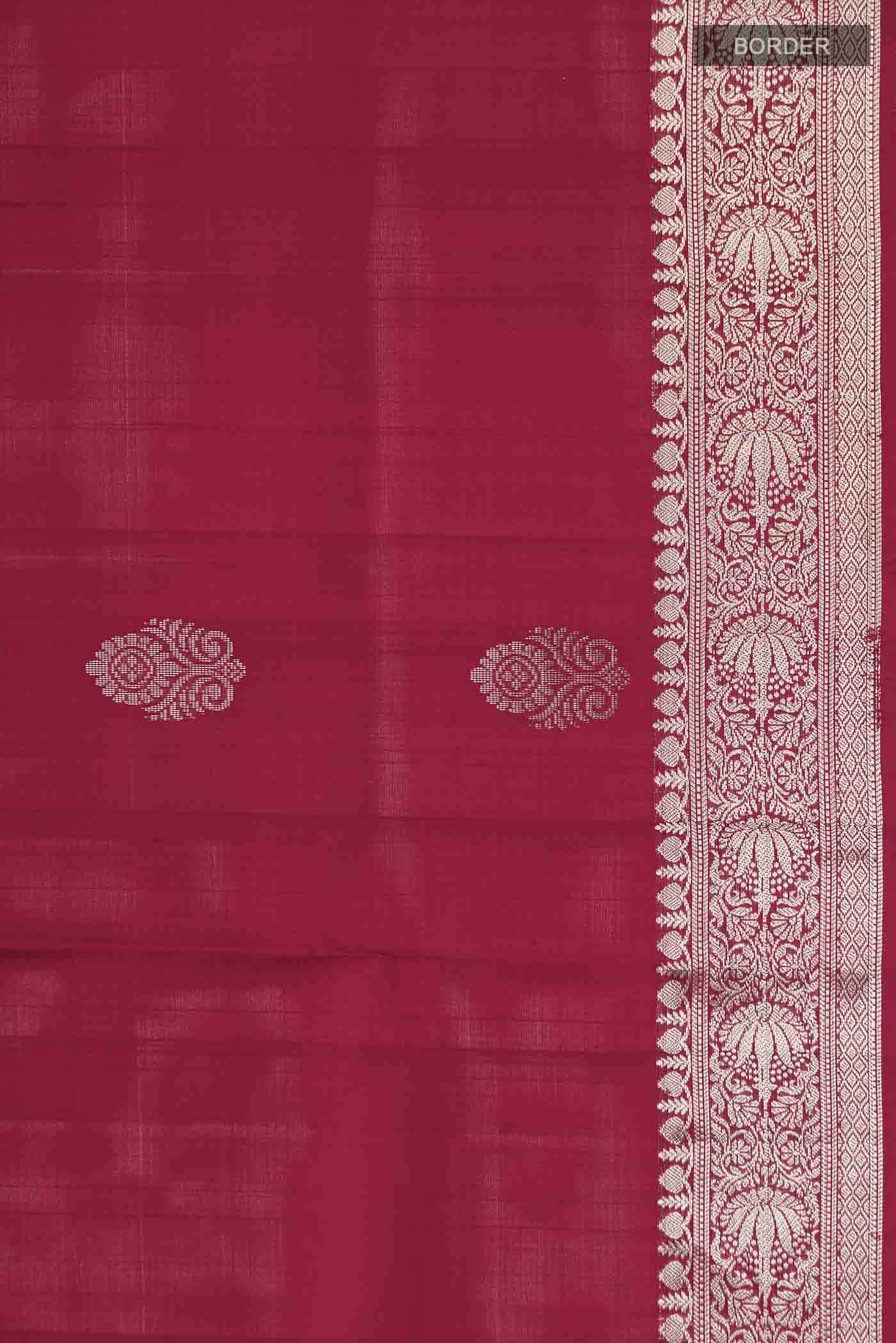 Maroon Soft Silk Saree