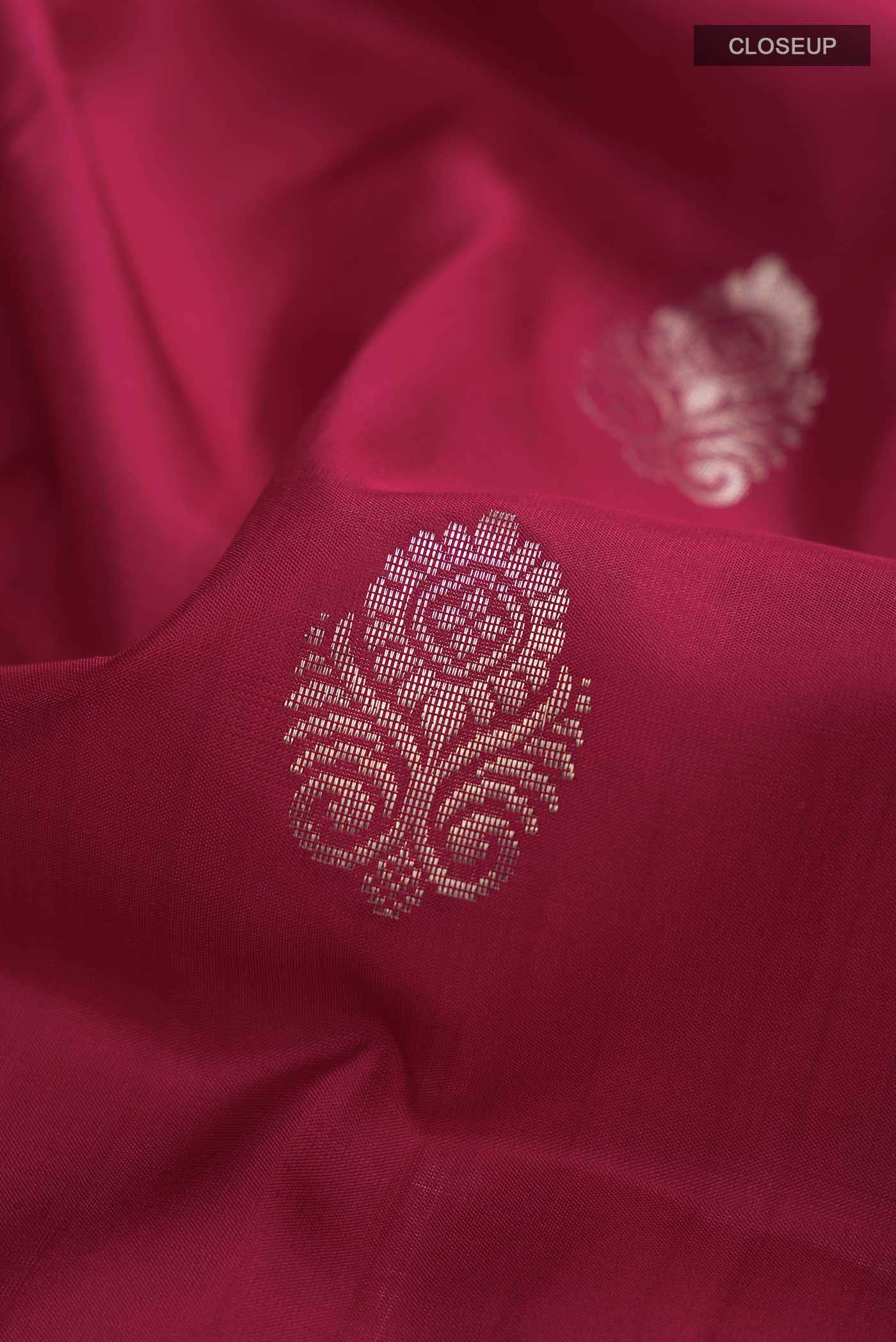 Maroon Soft Silk Saree
