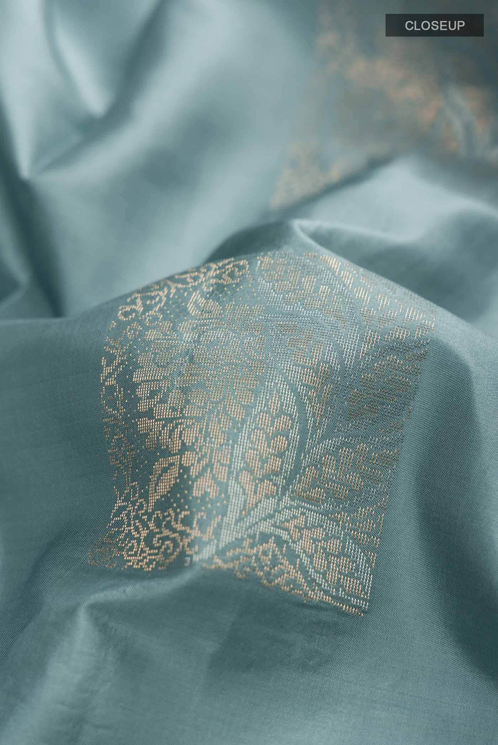 Blue Grey Soft Silk Saree