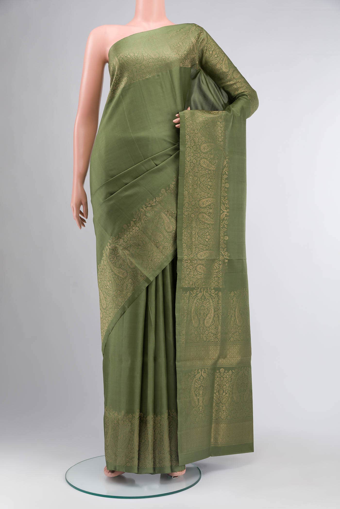 Green Soft Silk Saree