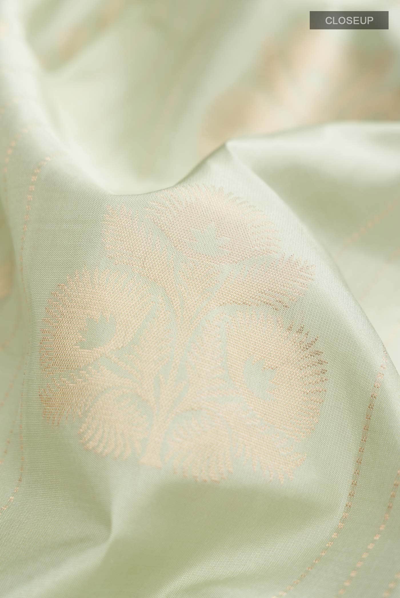 Pista Green Soft Silk Saree