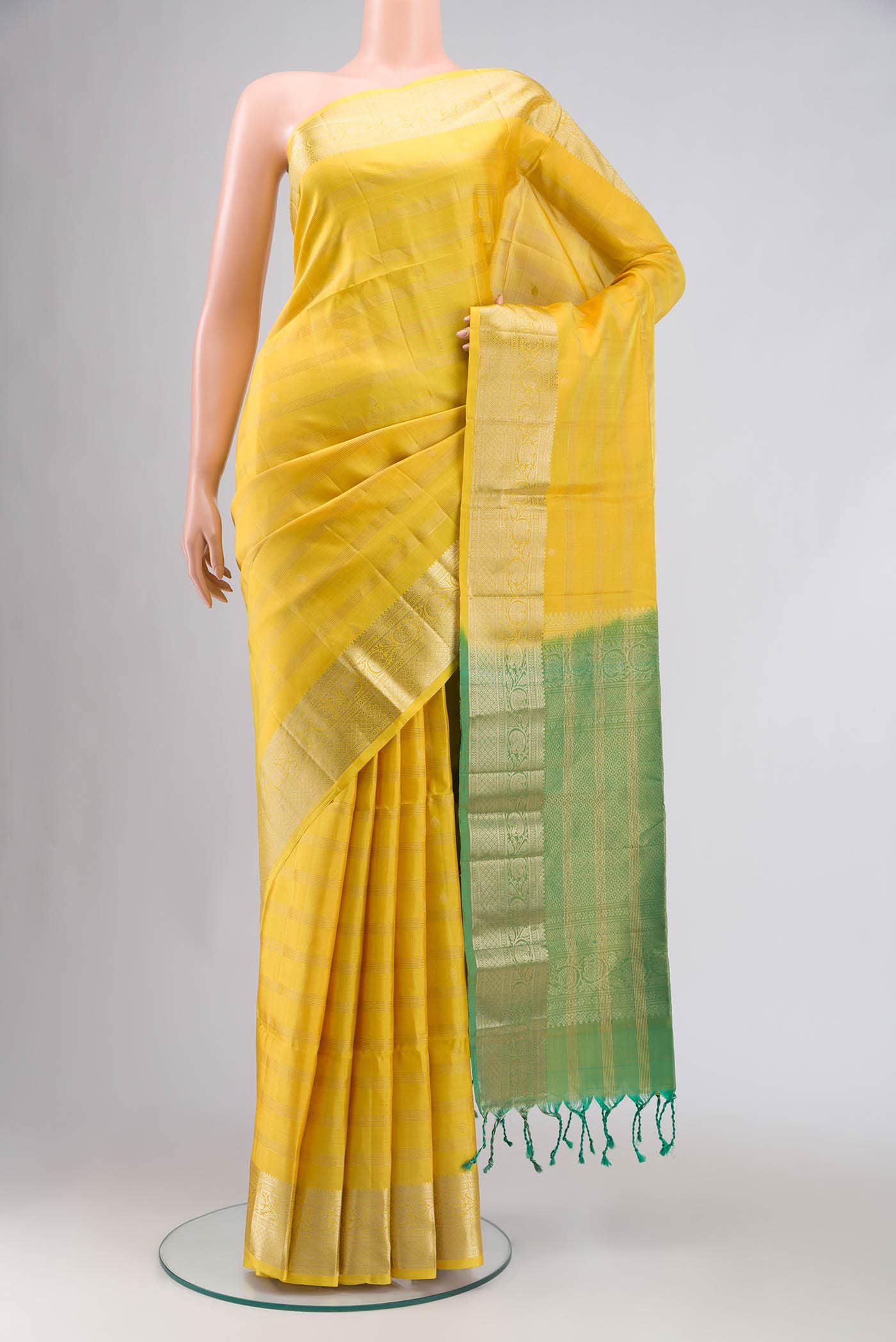 Yellow Soft Silk Saree