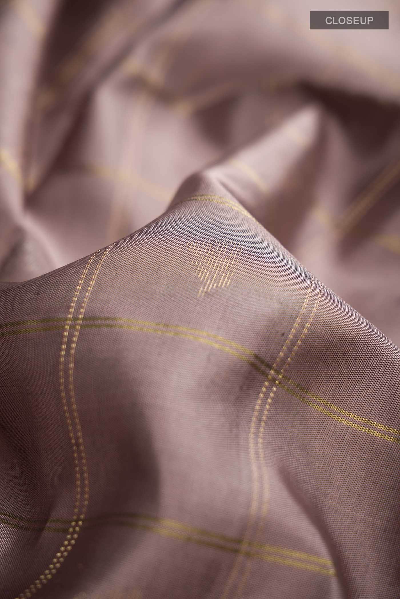 Dark Mauve Soft Silk Saree
