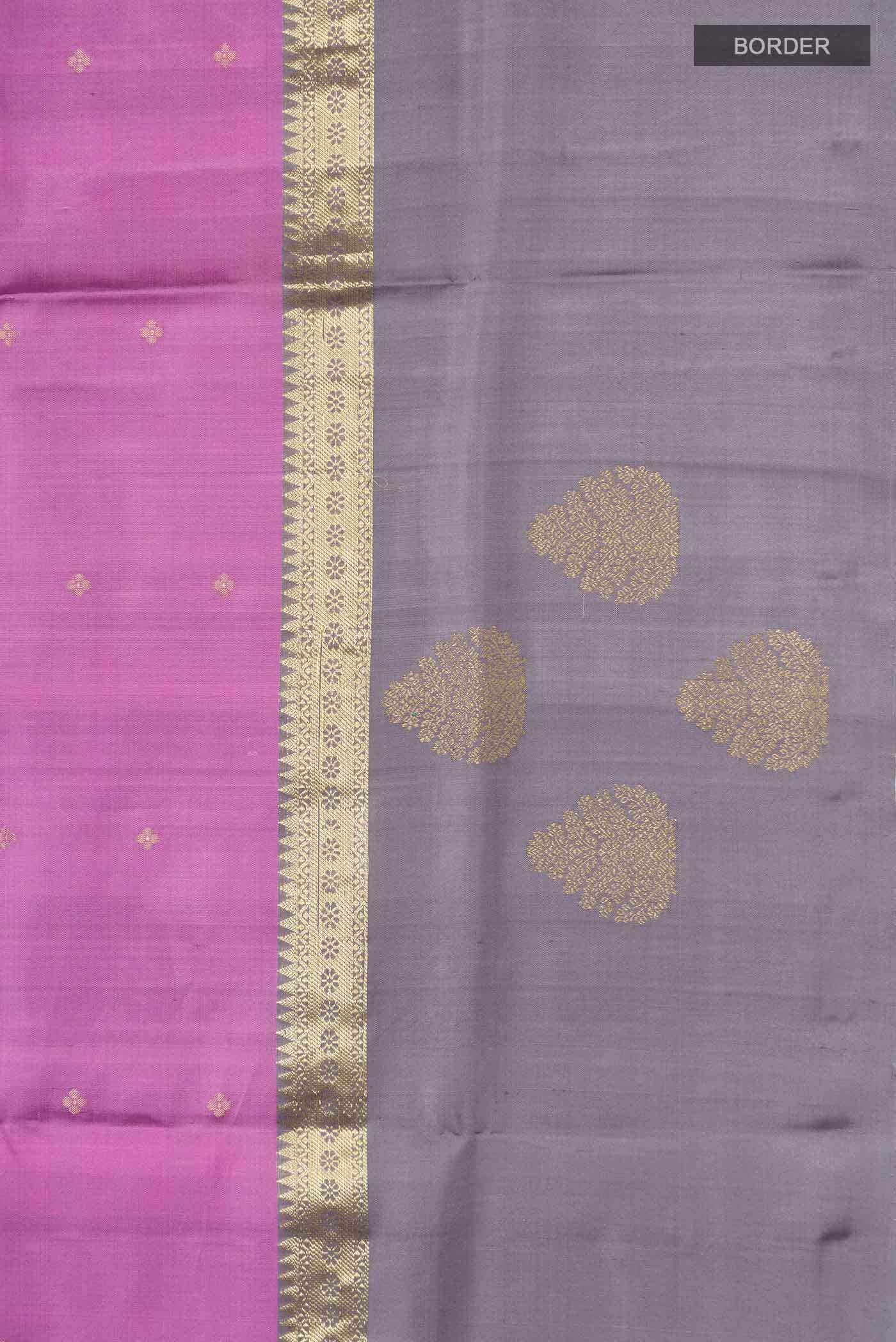 Lavender Soft Silk Saree