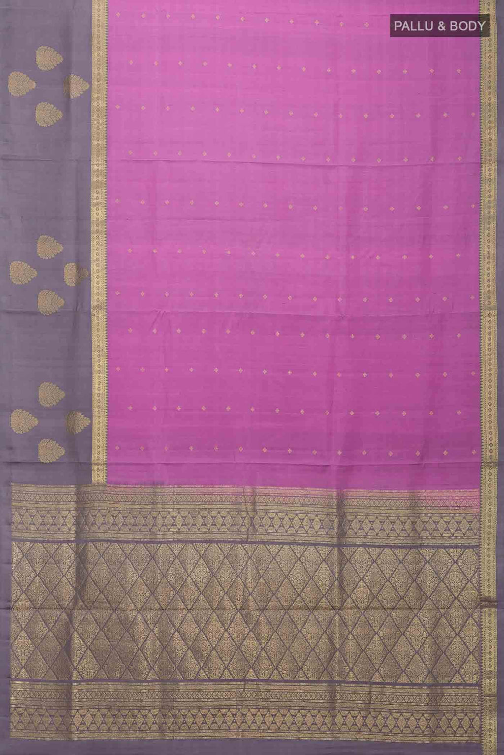 Lavender Soft Silk Saree