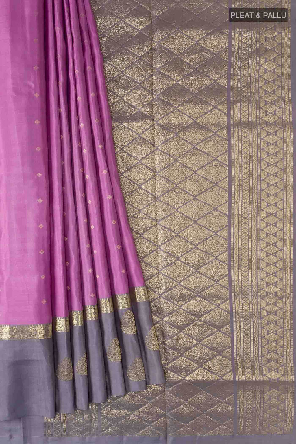 Lavender Soft Silk Saree