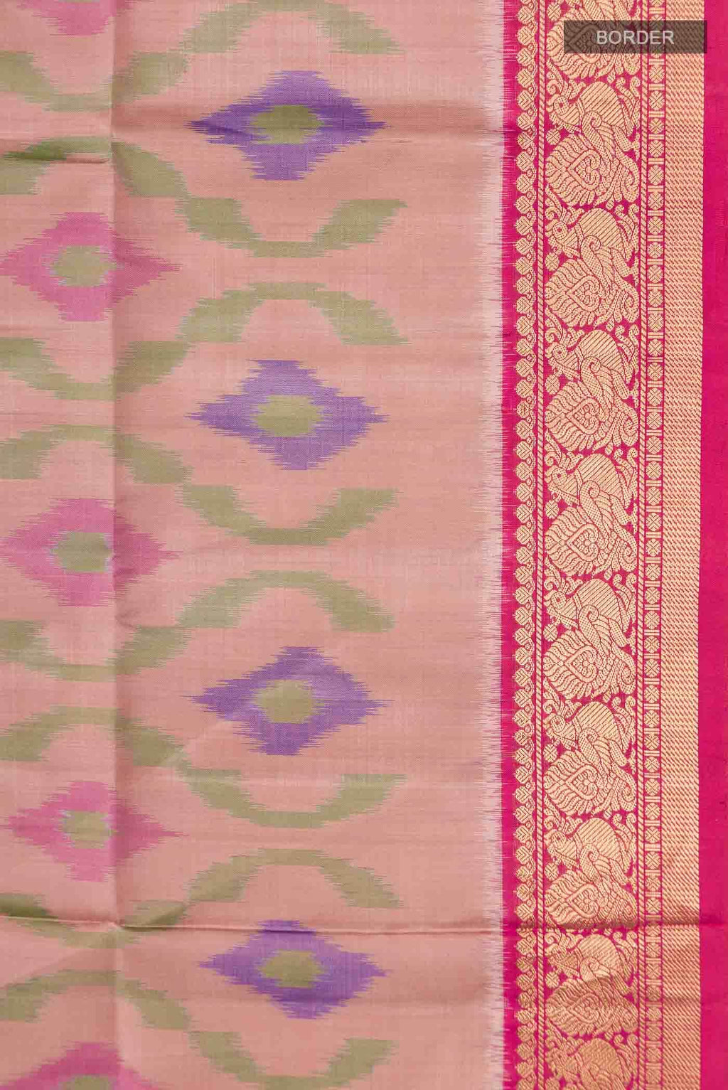 Rose Gold Soft Silk Saree