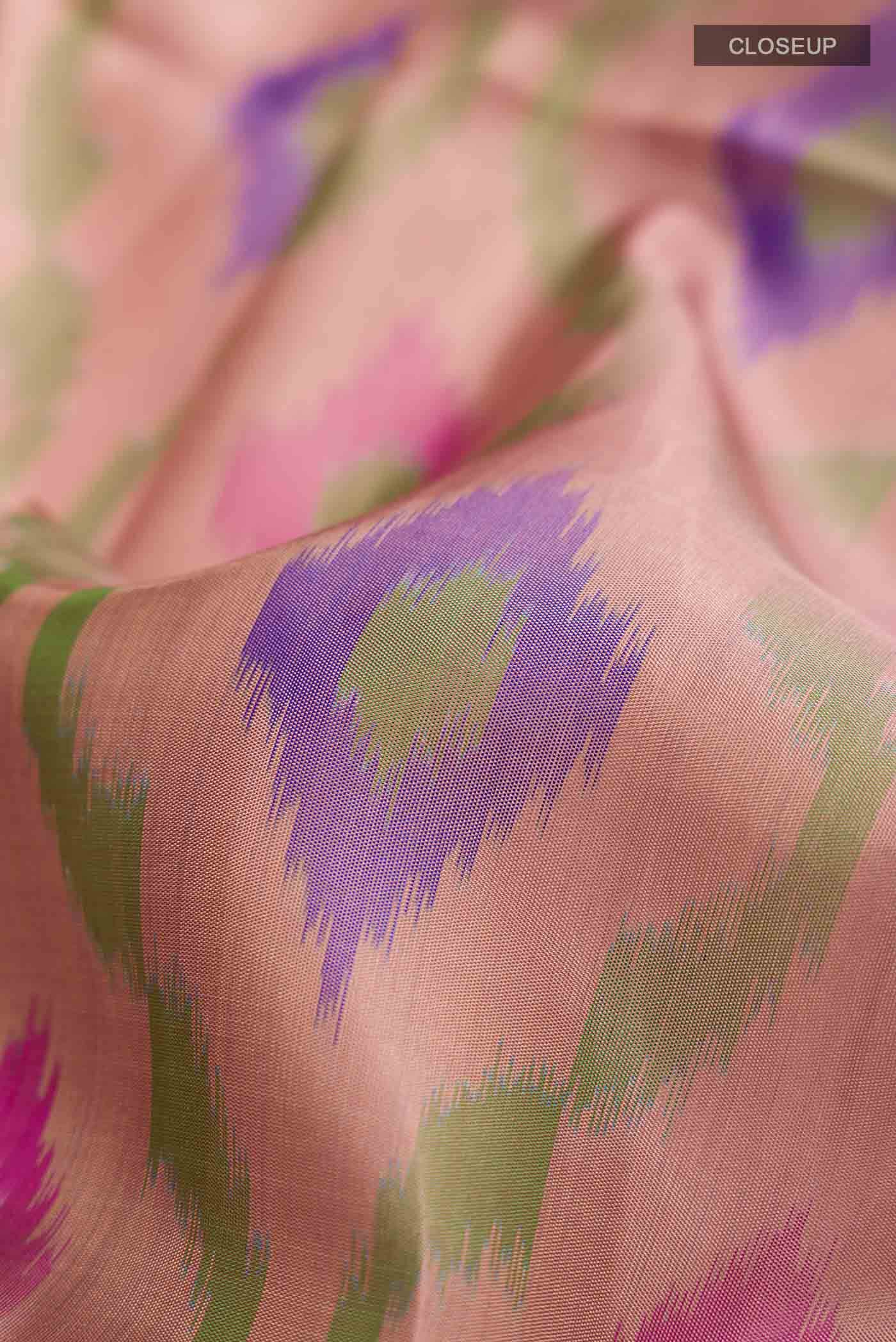 Rose Gold Soft Silk Saree