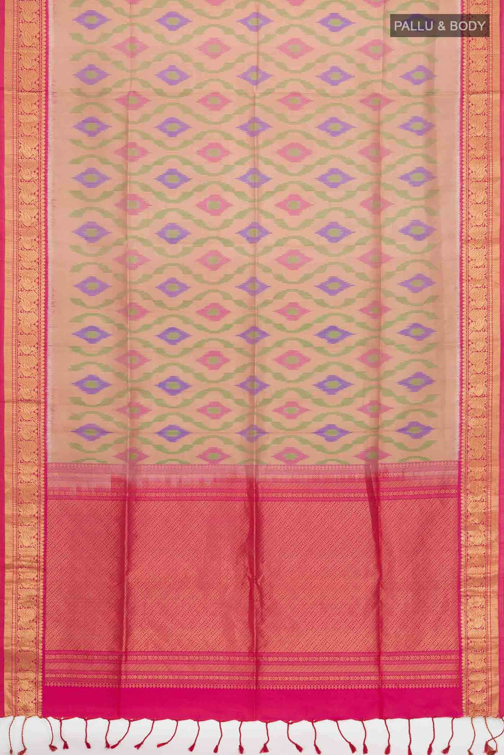 Rose Gold Soft Silk Saree