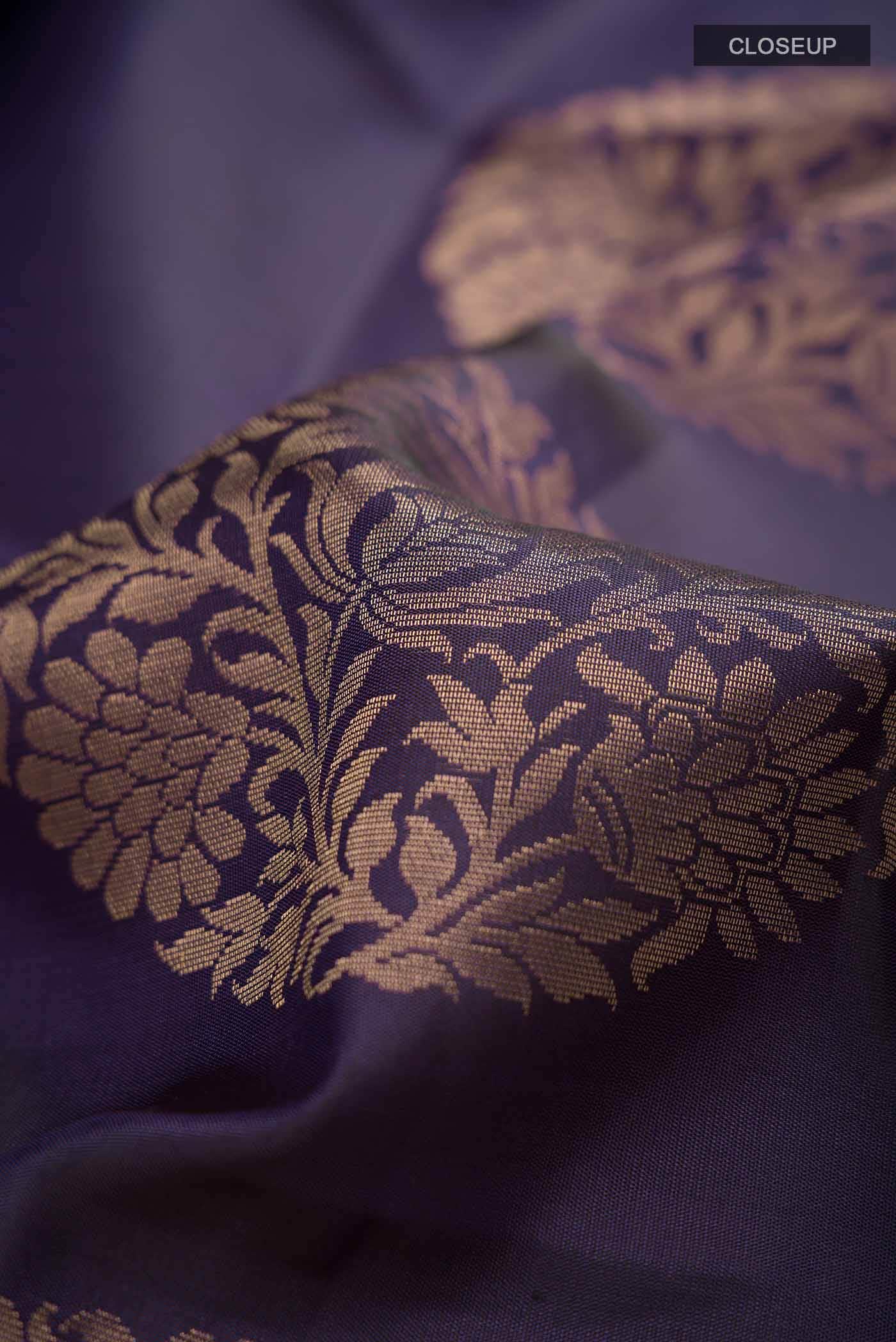 Violet Soft Silk Saree