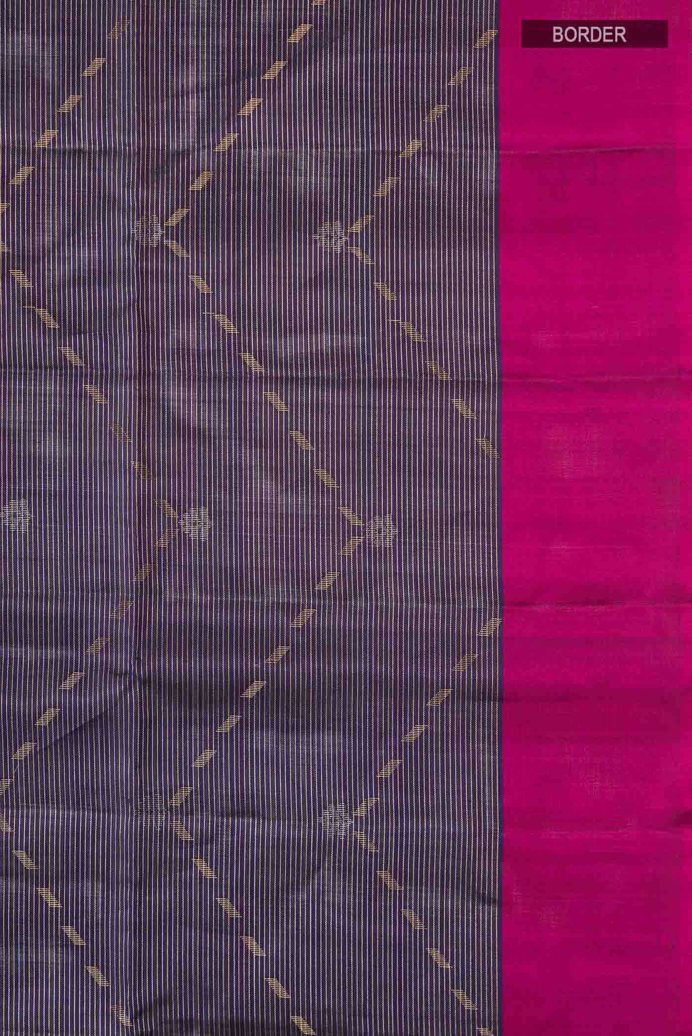 Navy Blue Soft Silk Saree