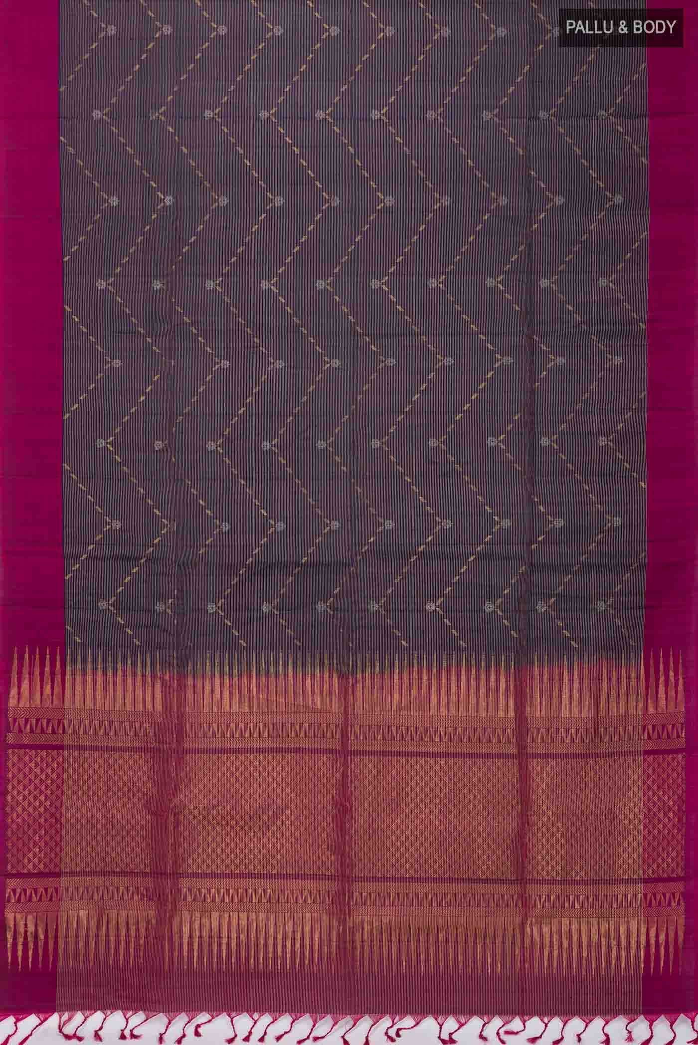 Navy Blue Soft Silk Saree