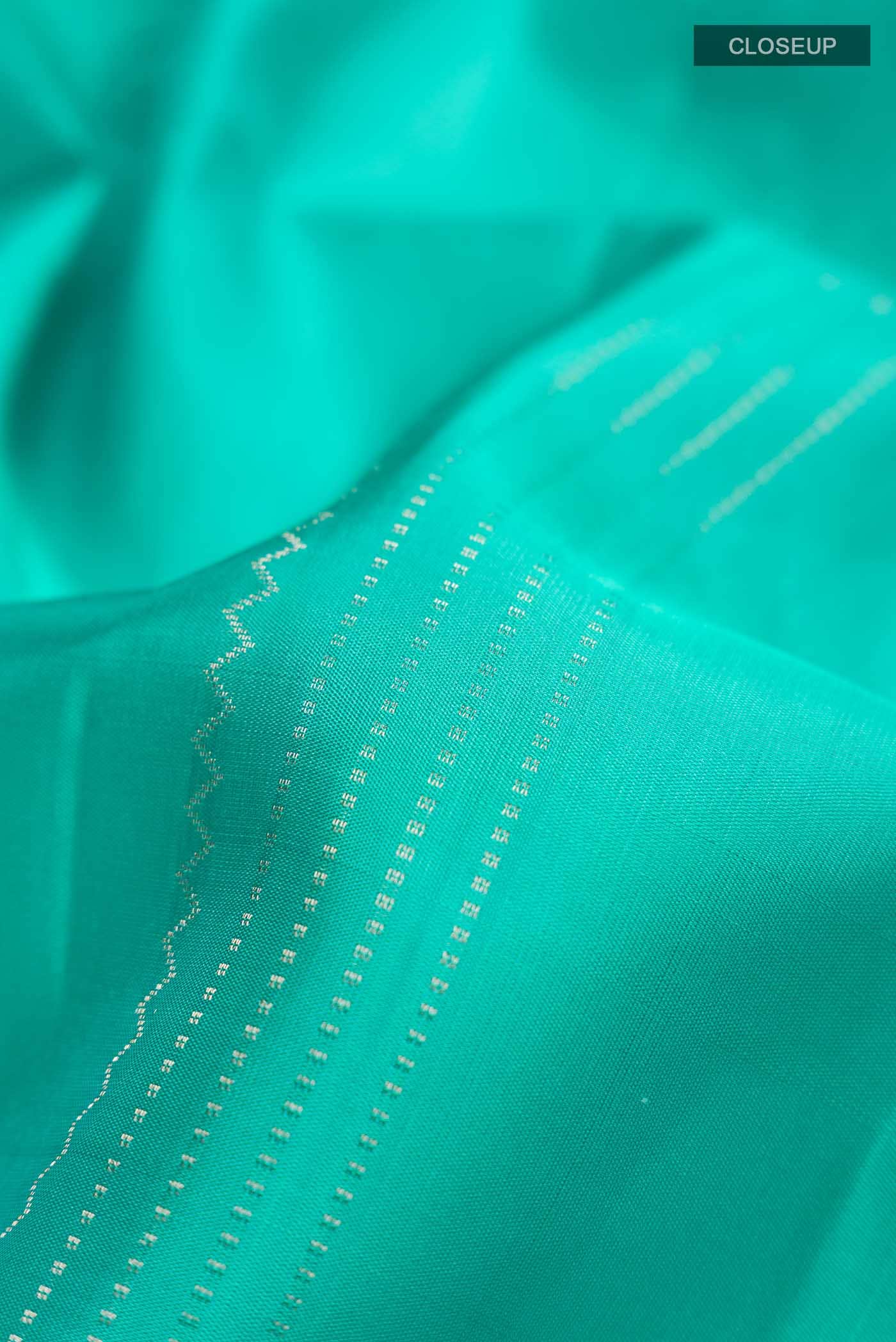 Sea Green Soft Silk Saree