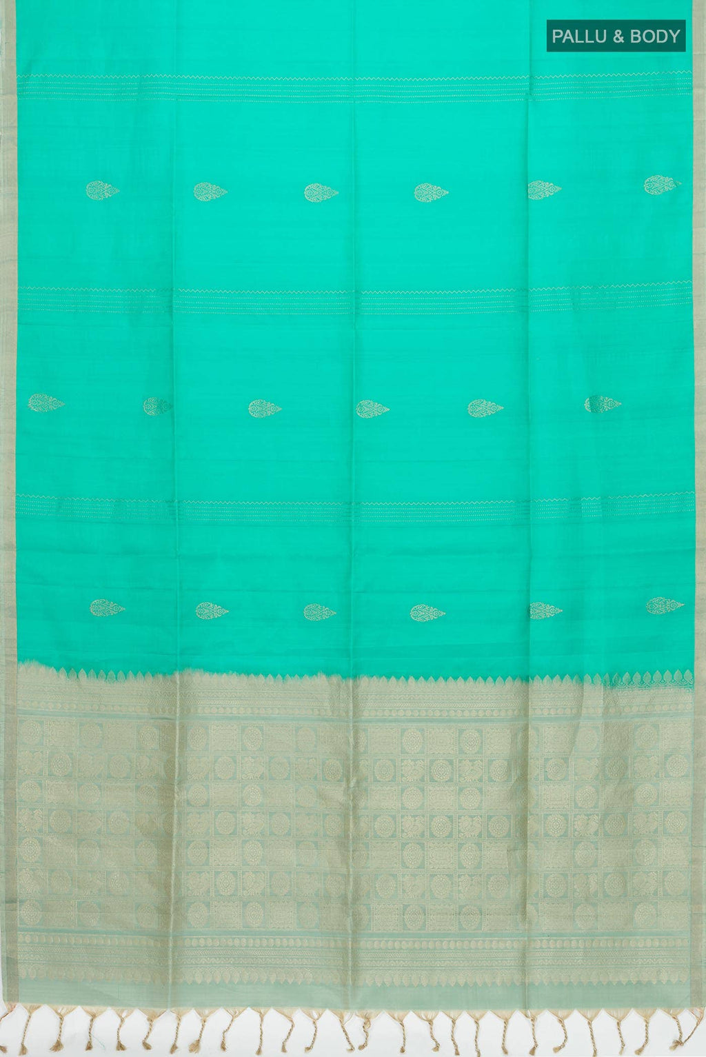 Sea Green Soft Silk Saree