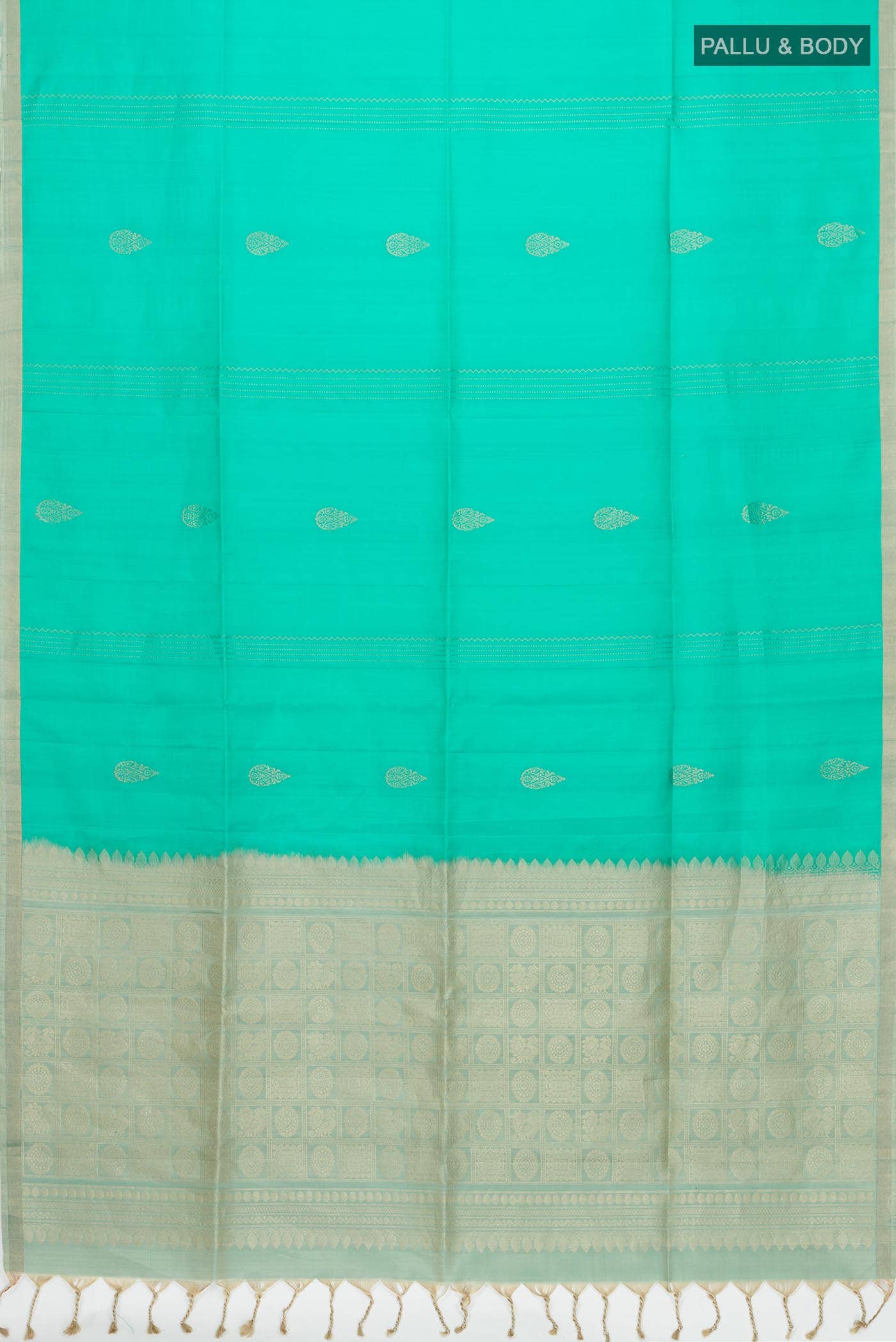 Sea Green Soft Silk Saree