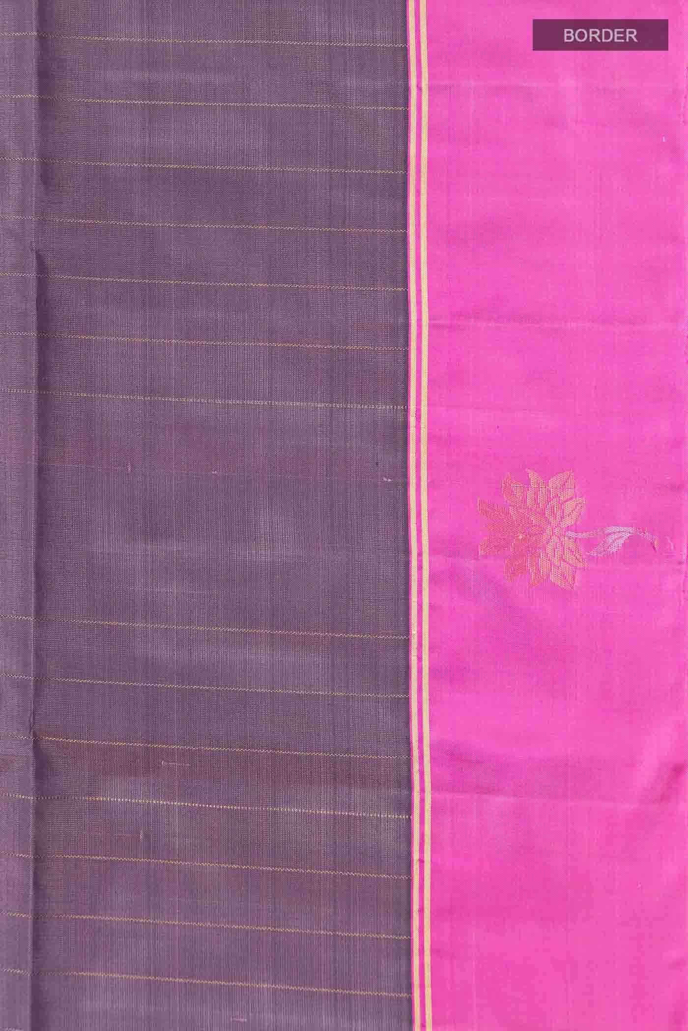Purple Soft Silk Saree