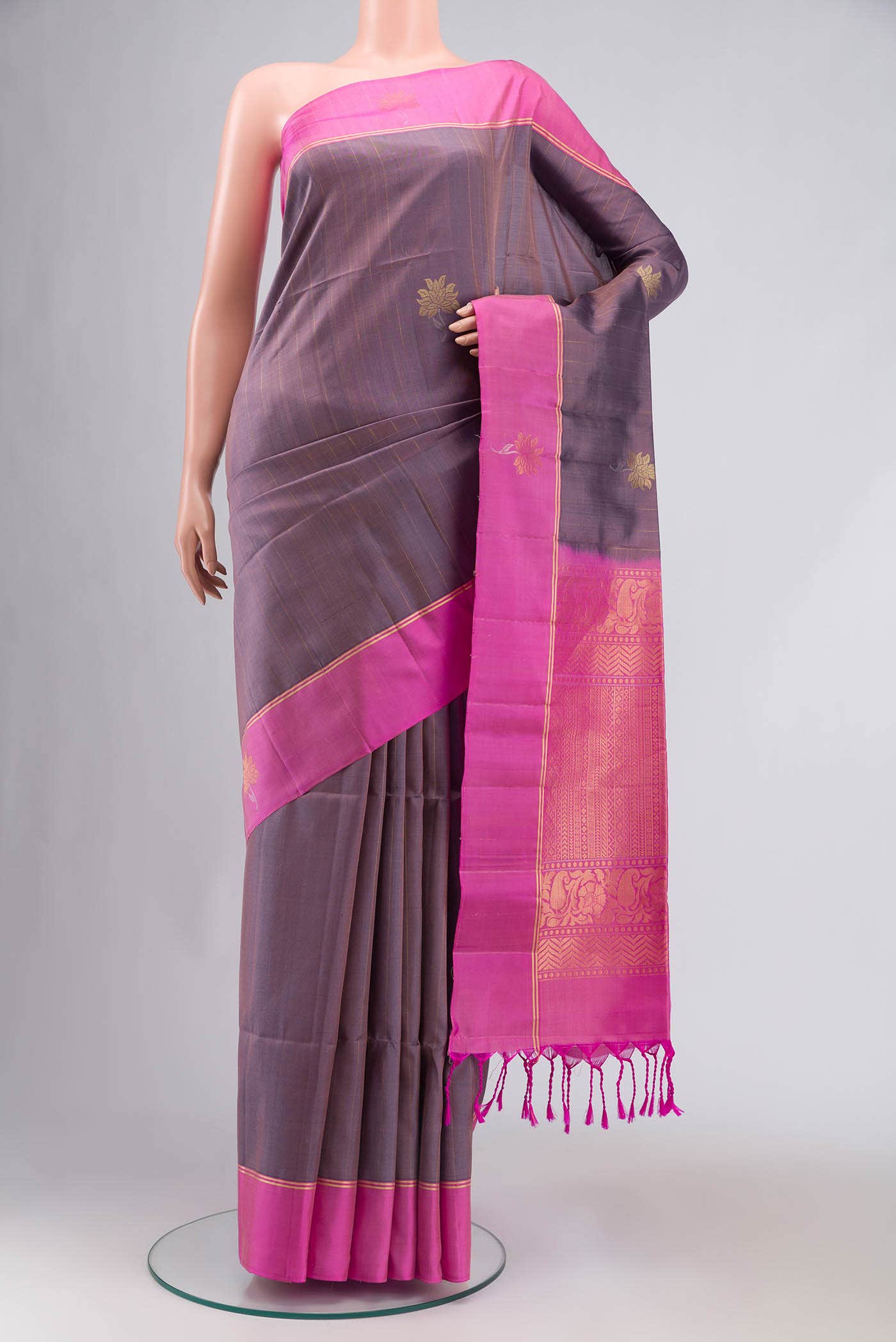 Purple Soft Silk Saree