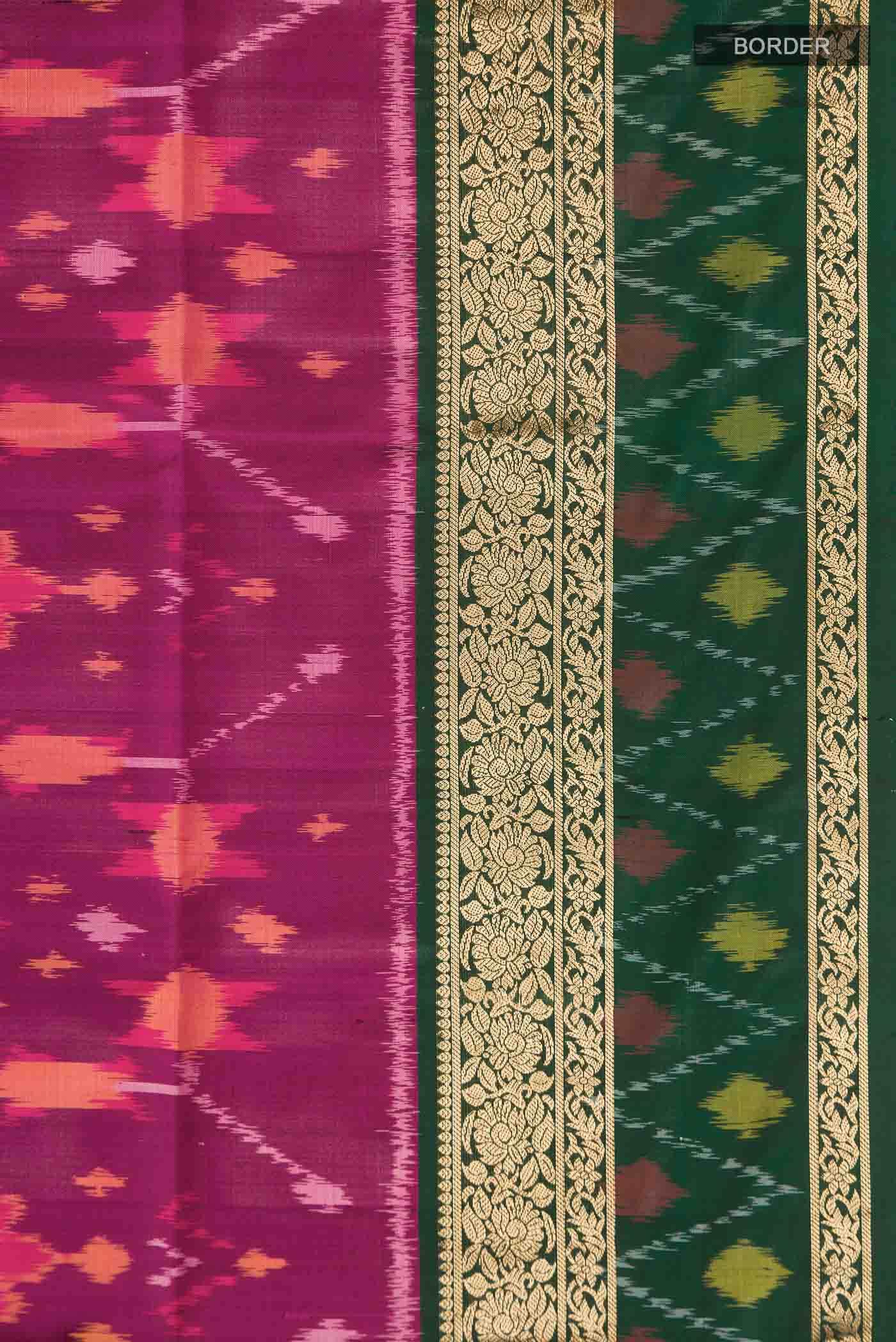 Magenta Soft Silk Saree