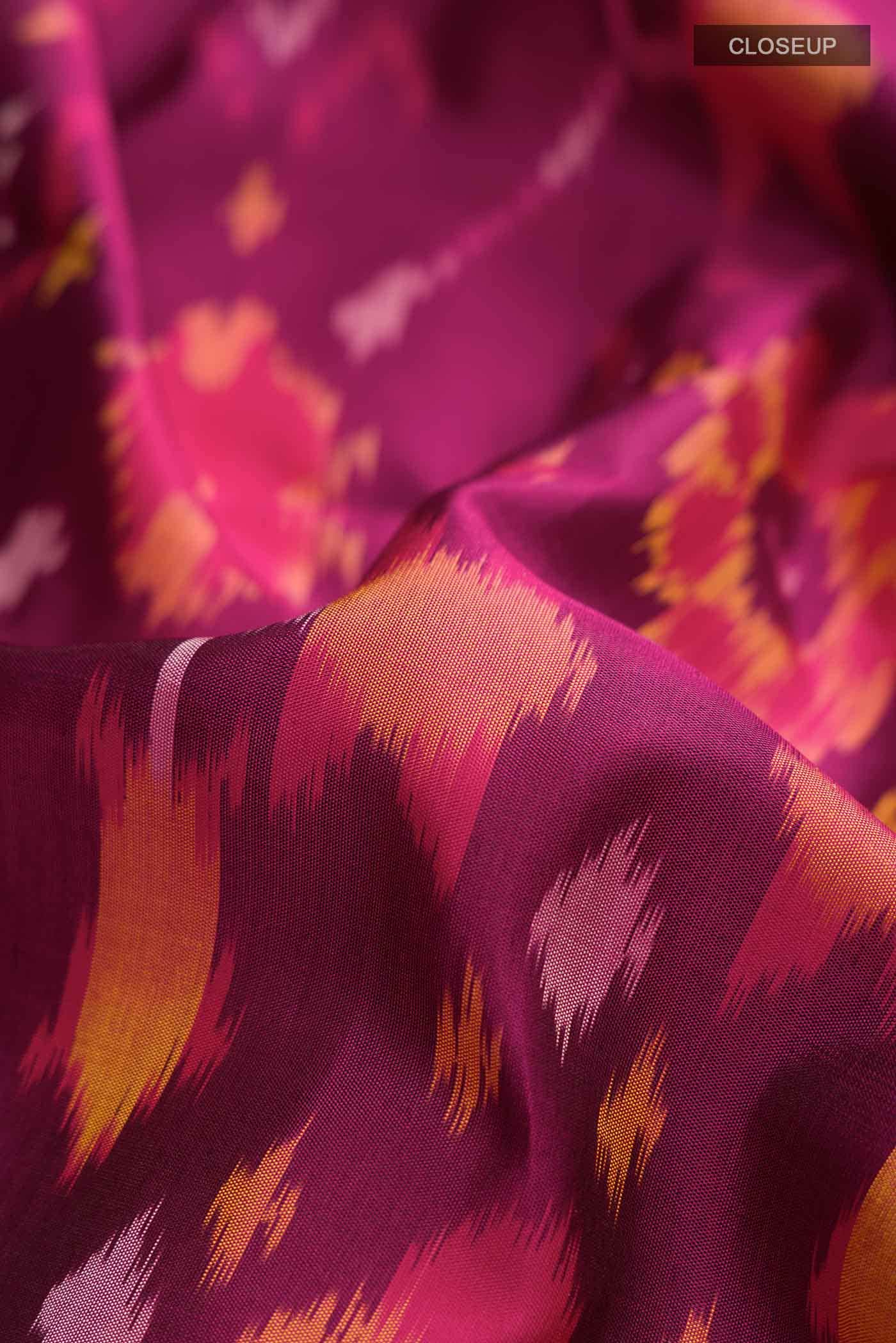 Magenta Soft Silk Saree