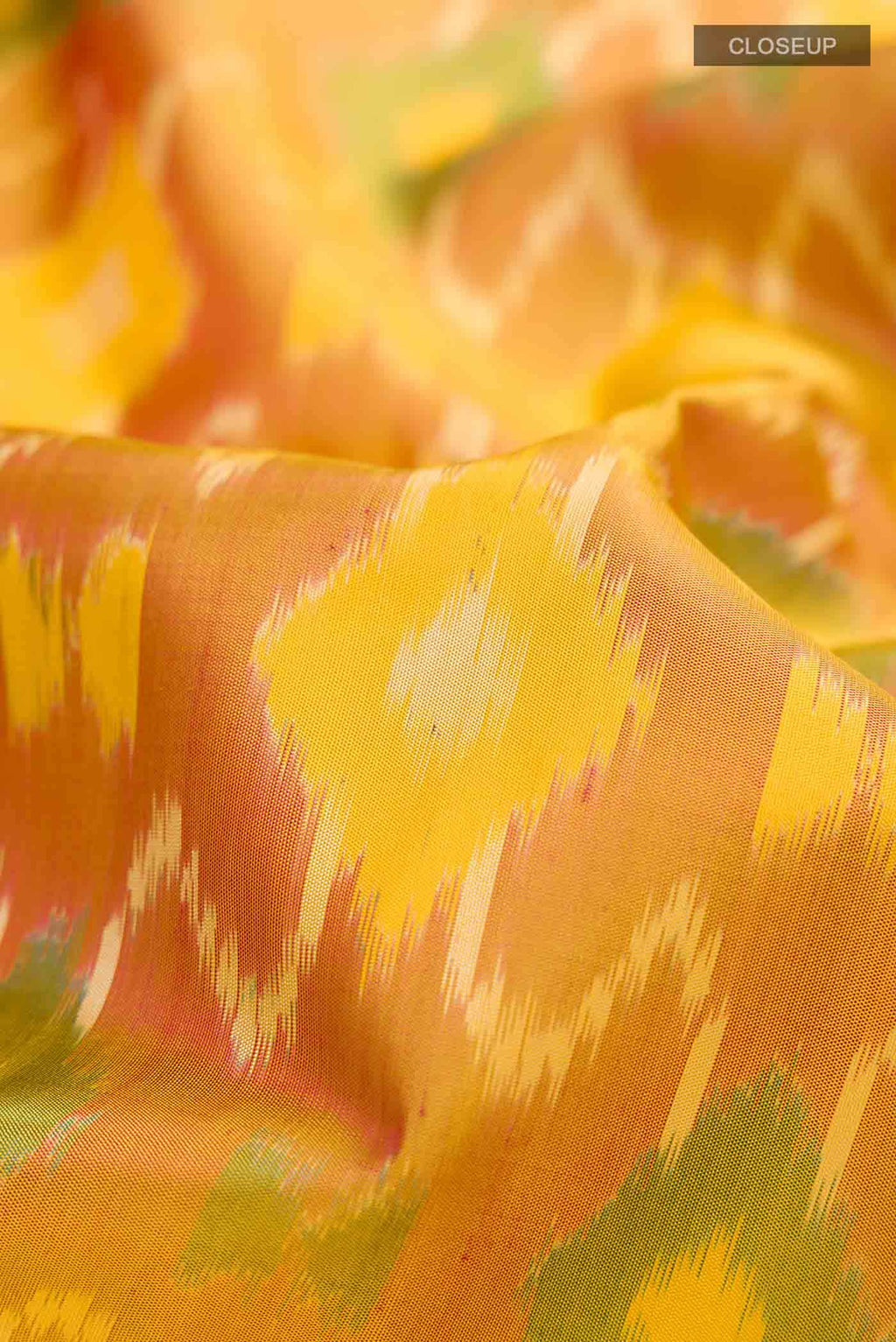 Yellow with Pink Dual Tone Soft Silk Saree