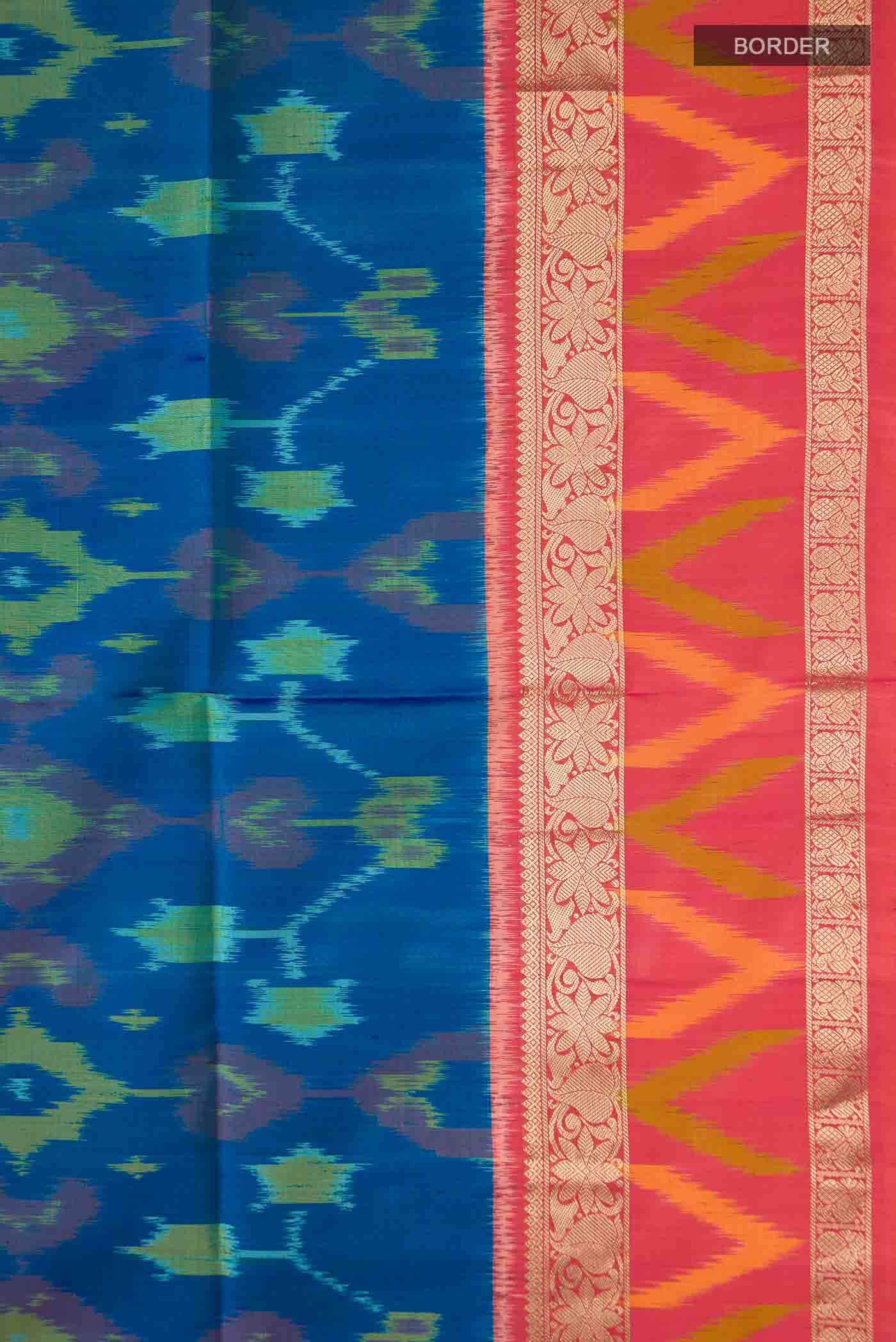 Blue Soft Silk Saree