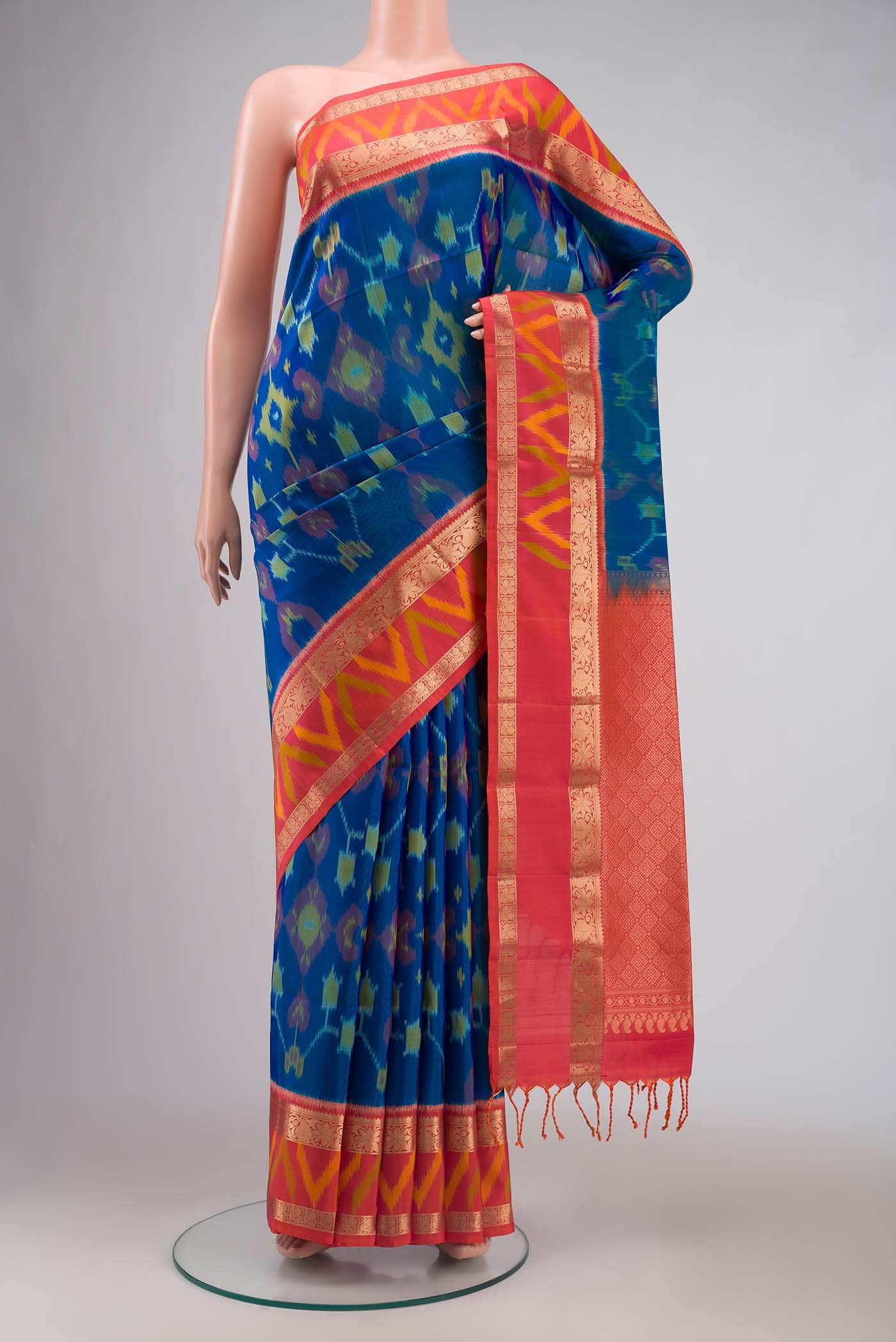 Blue Soft Silk Saree