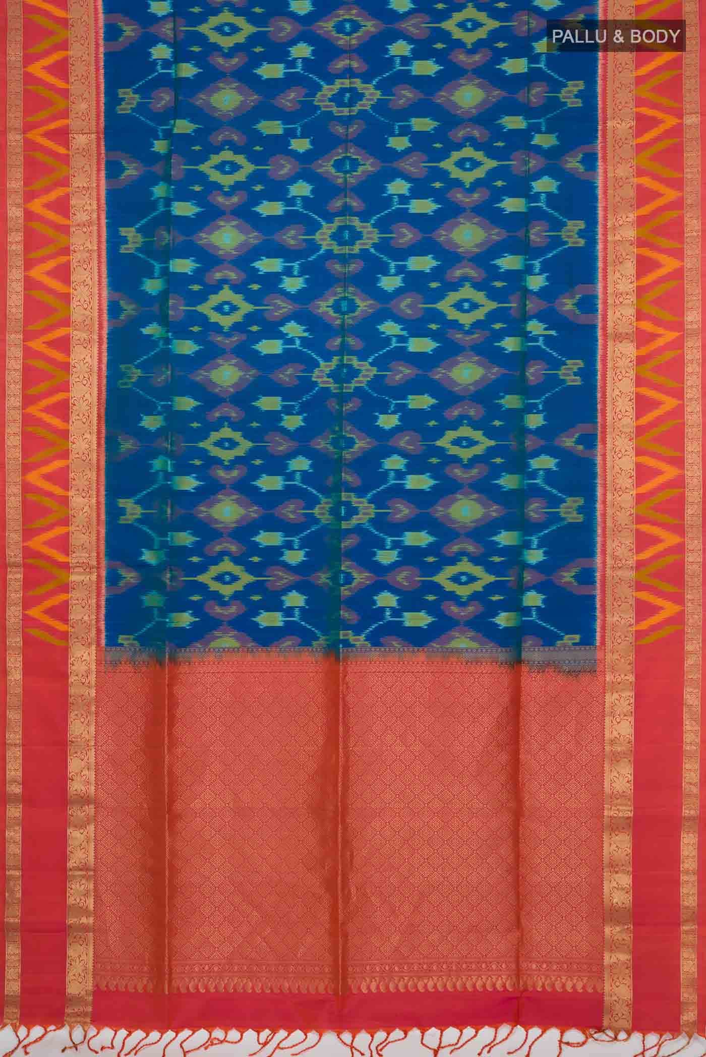 Blue Soft Silk Saree