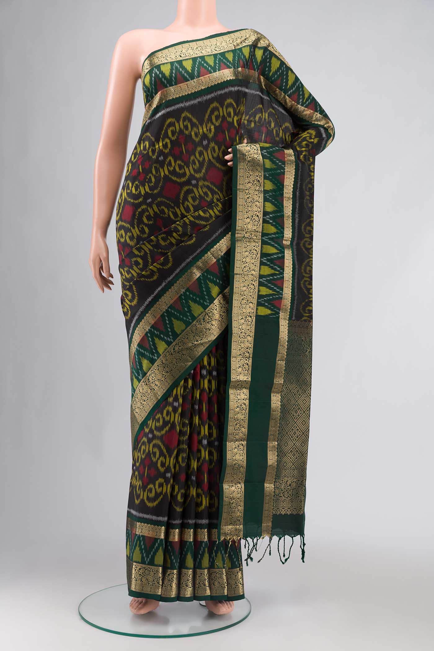 Black Soft Silk Saree