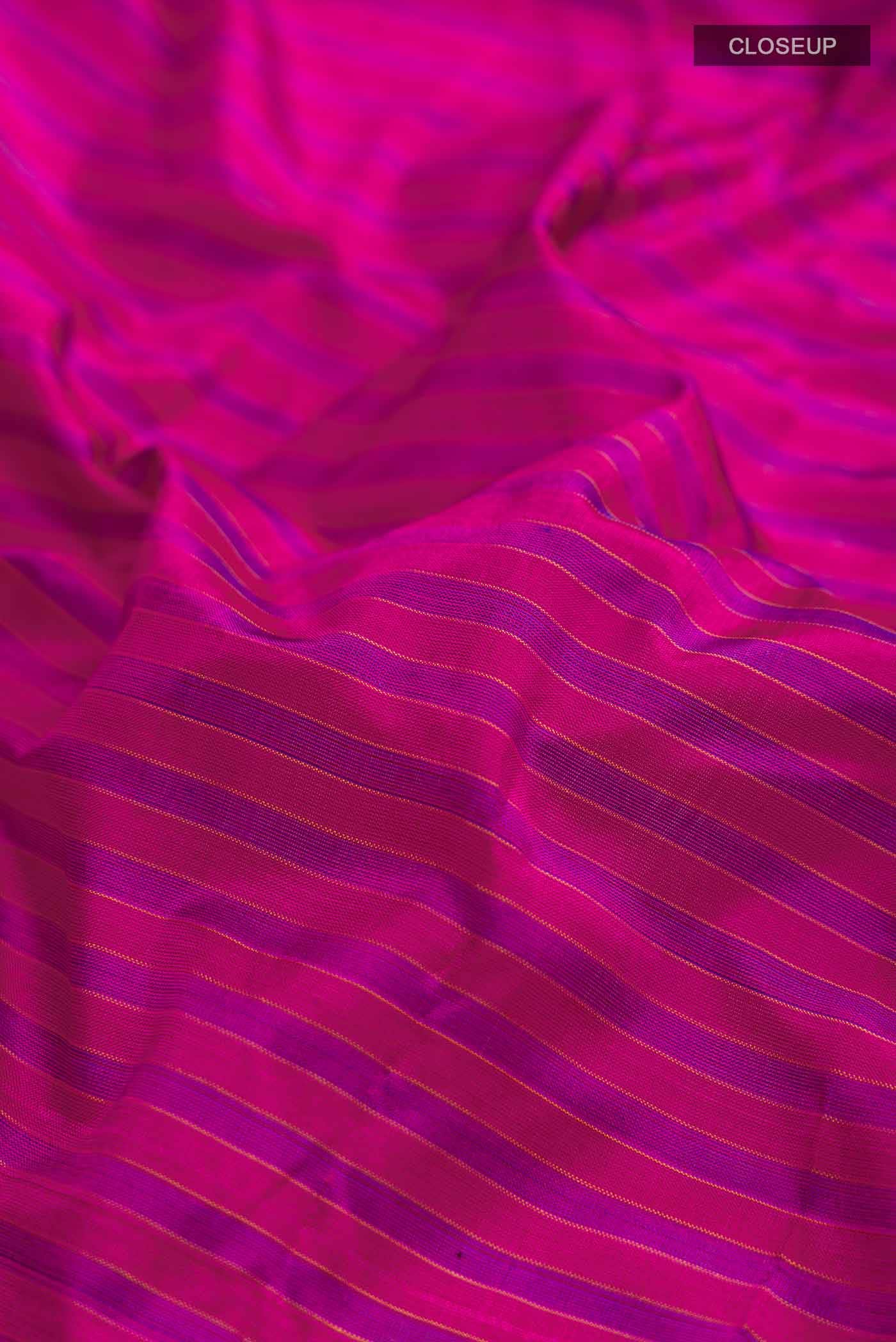 Pink Kanchipuram Silk Saree