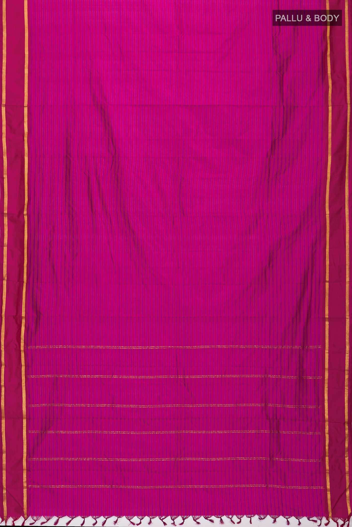 Pink Kanchipuram Silk Saree