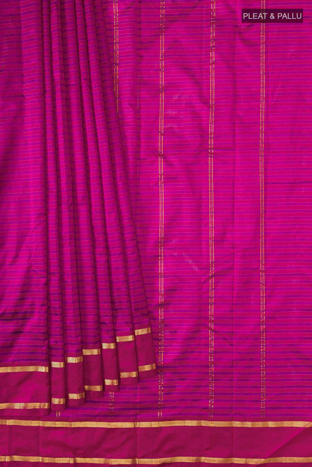 Pink Kanchipuram Silk Saree