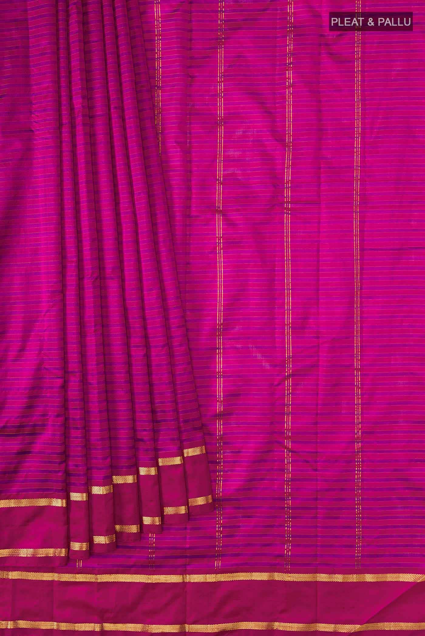 Pink Kanchipuram Silk Saree