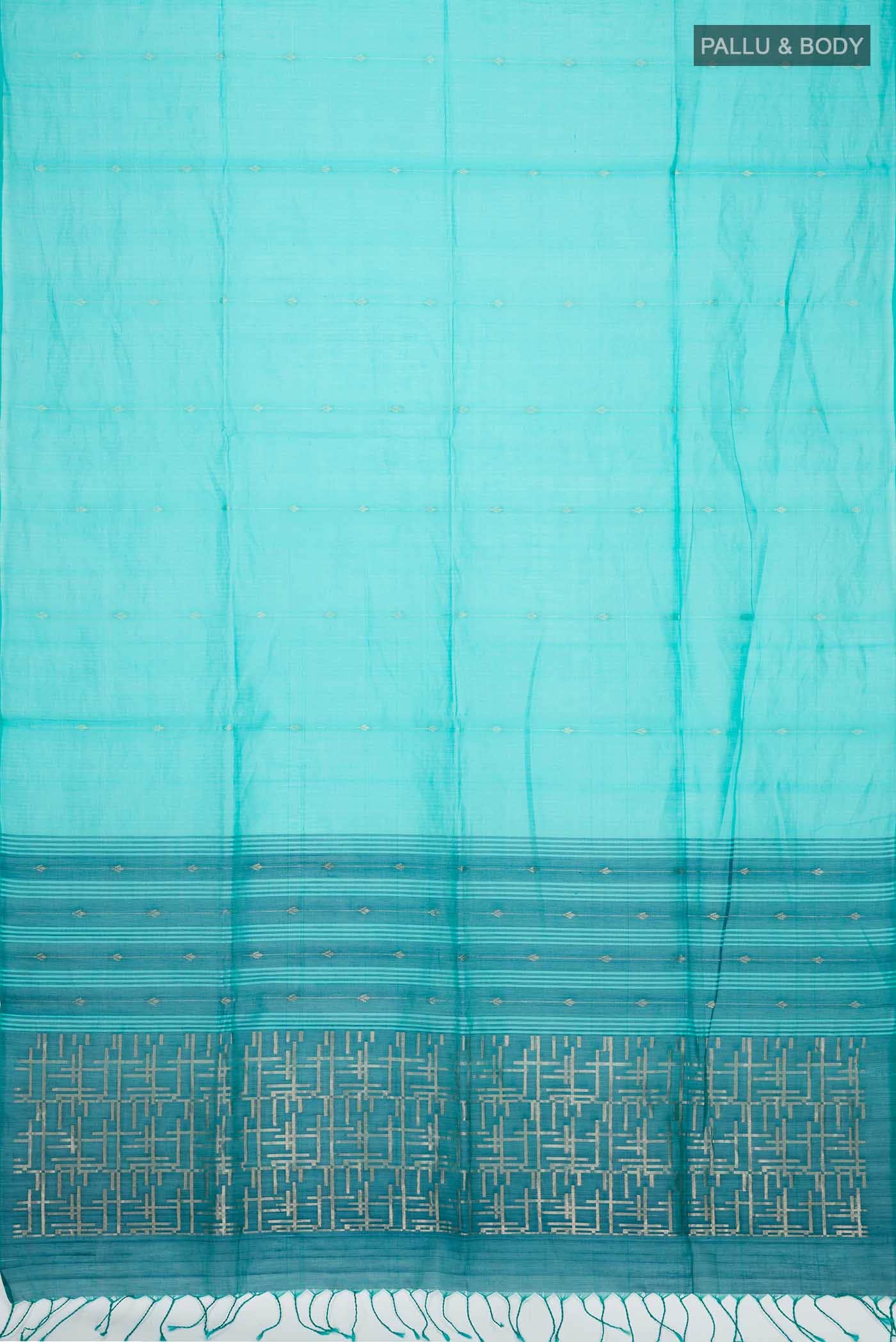 Blue Silk Cotton Saree