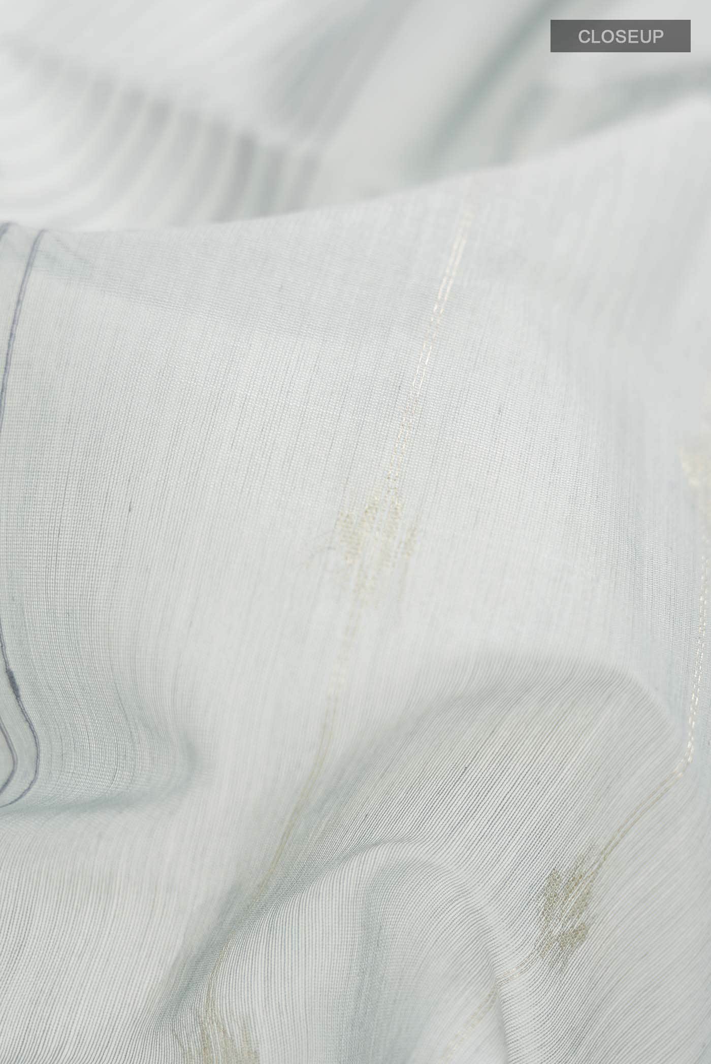 Grey Silk Cotton Saree