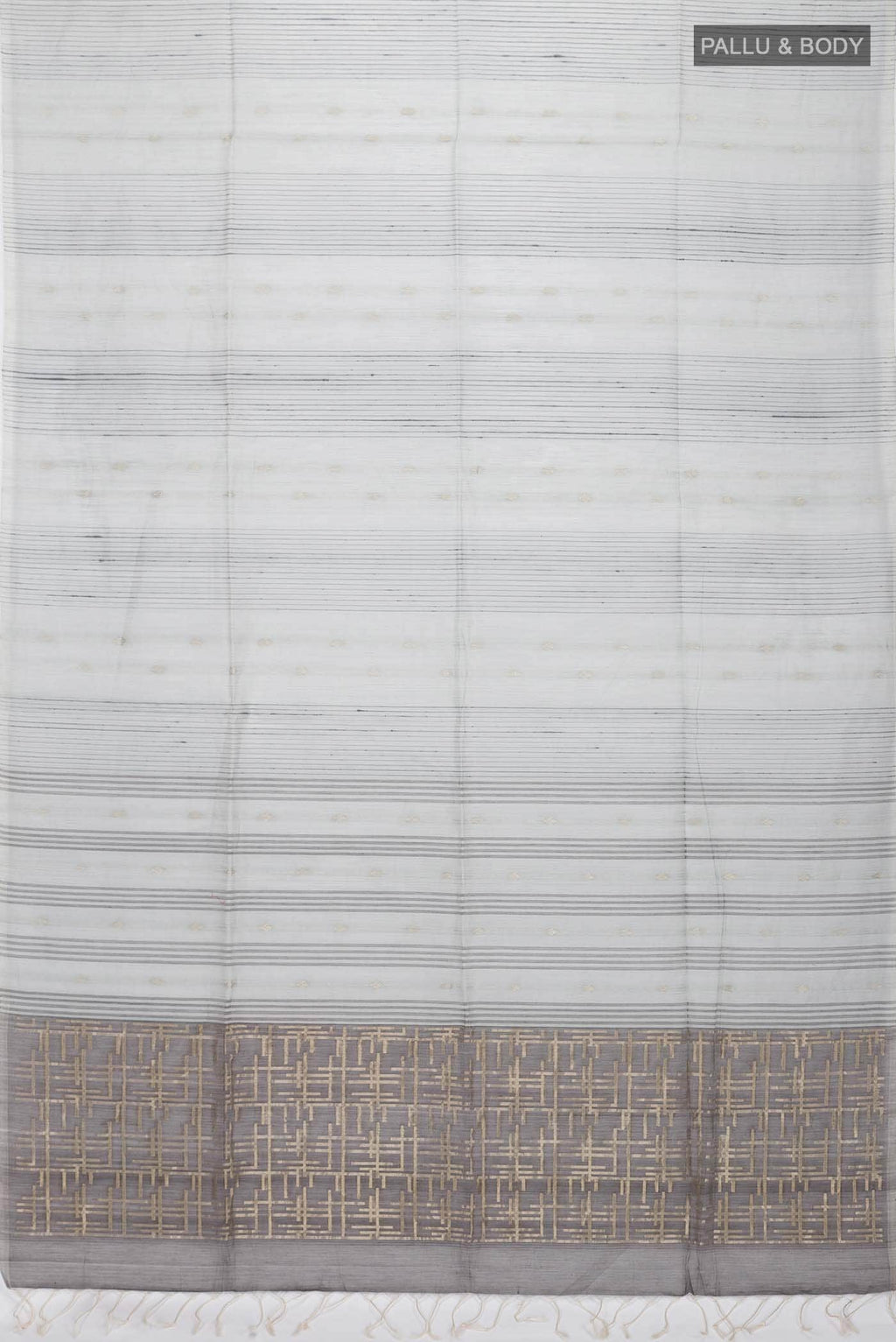 Grey Silk Cotton Saree