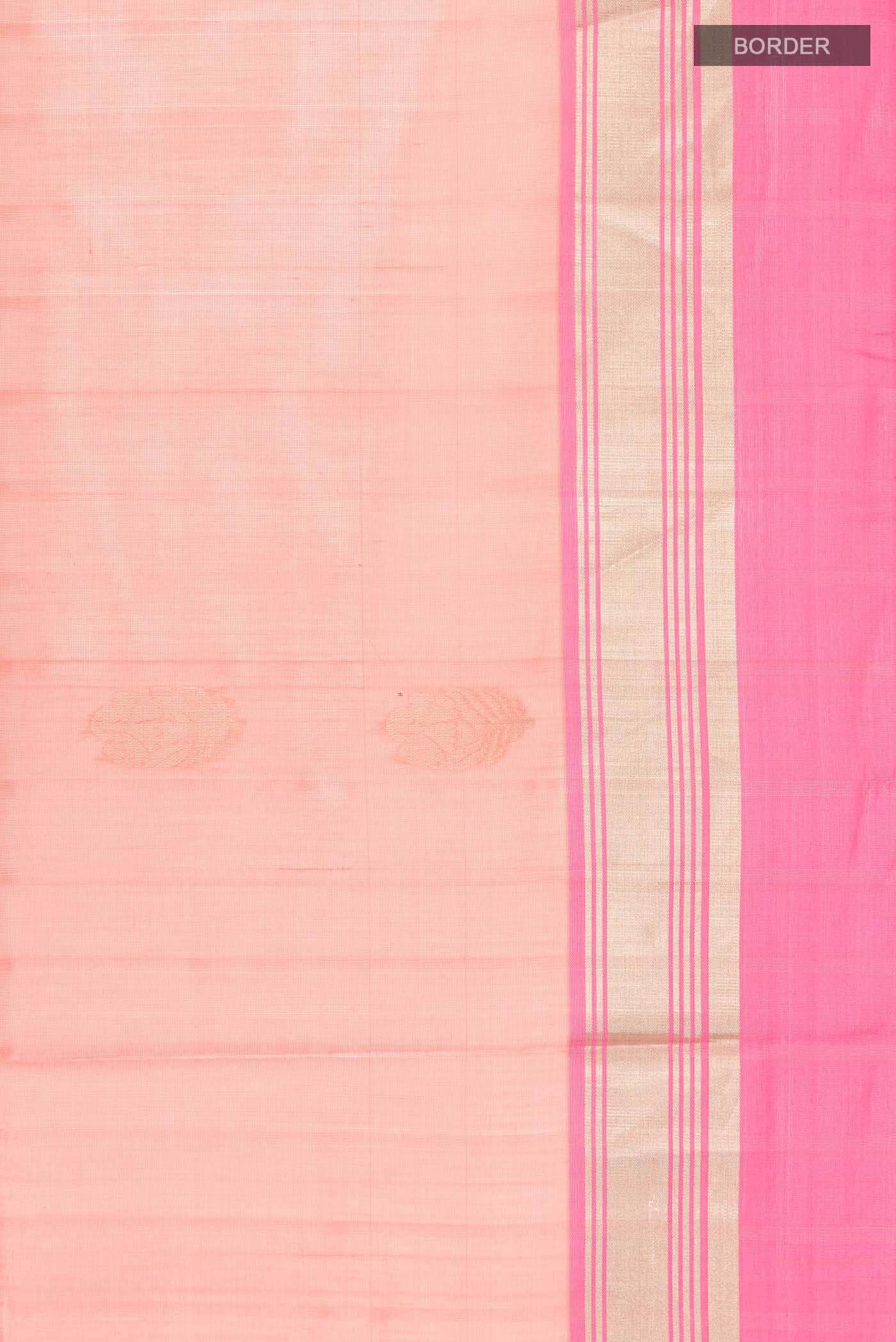 Orange Silk Cotton Saree