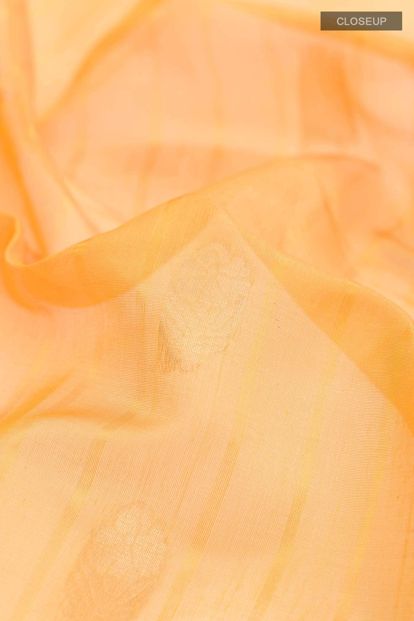 Yellow Silk Cotton Saree