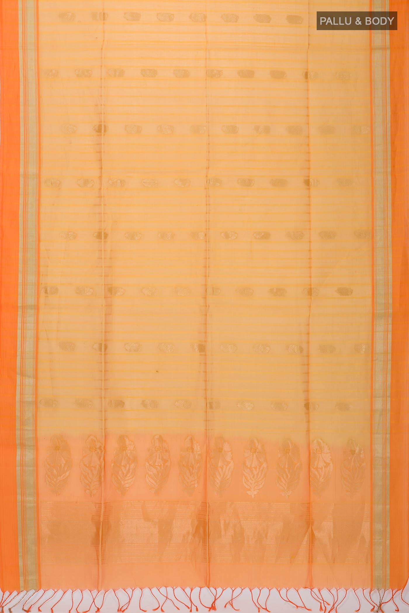 Yellow Silk Cotton Saree