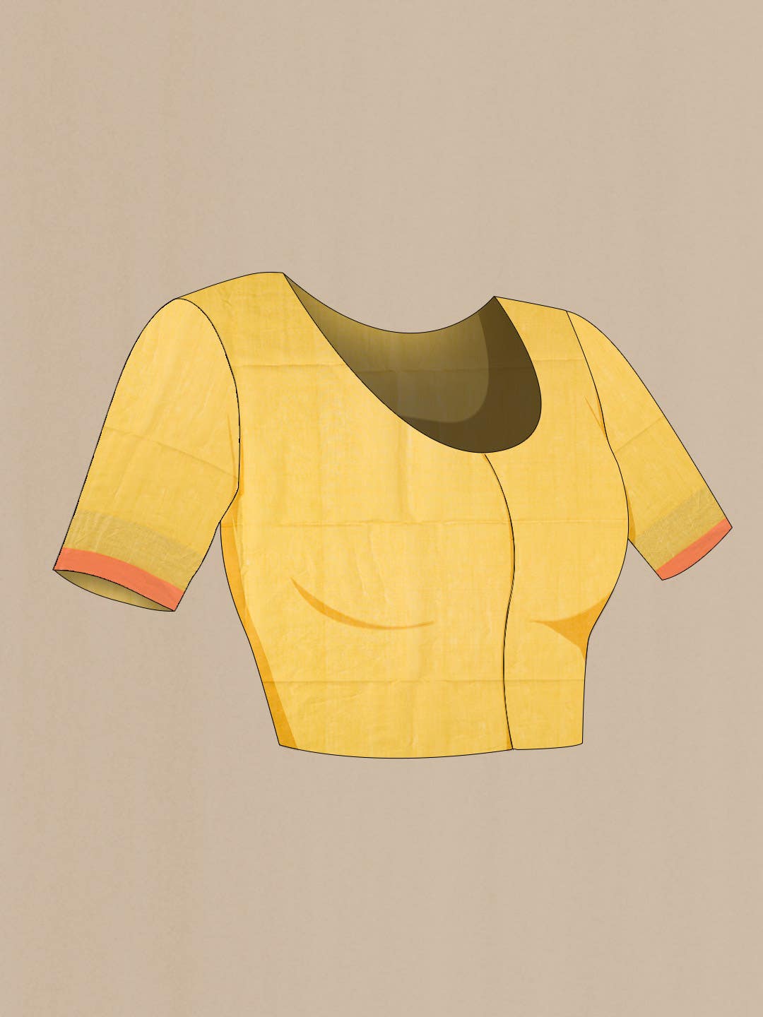 Yellow Silk Cotton Saree