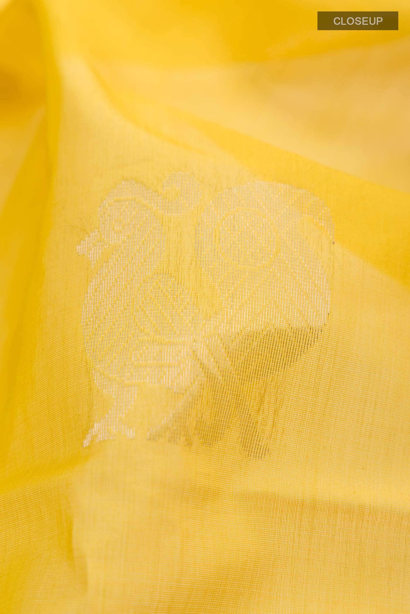 Yellow Silk Cotton Saree