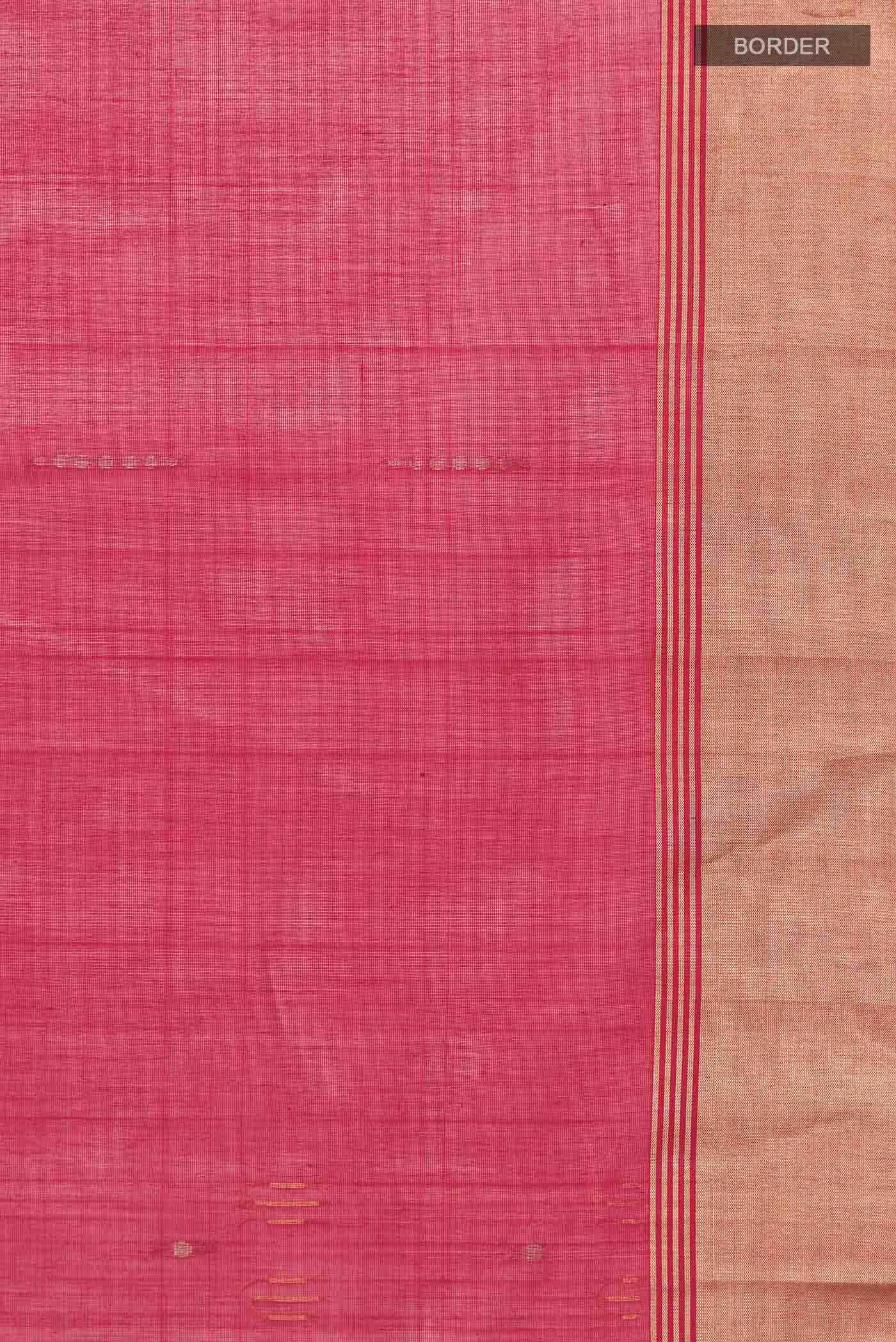 Red Silk Cotton Saree