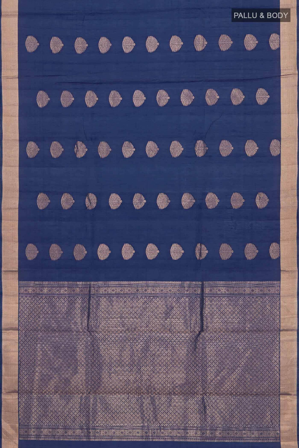 Blue Silk Cotton Saree