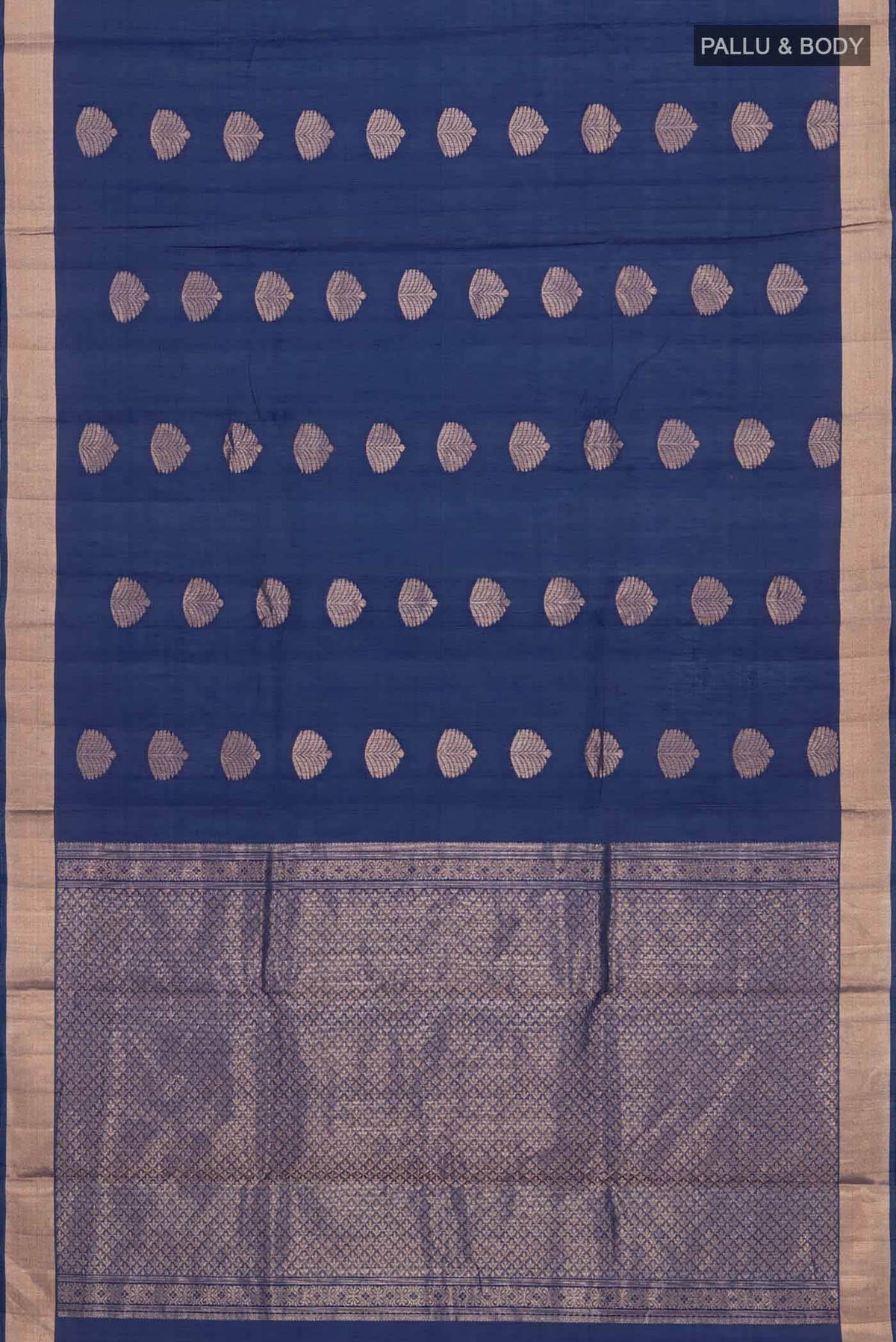 Blue Silk Cotton Saree