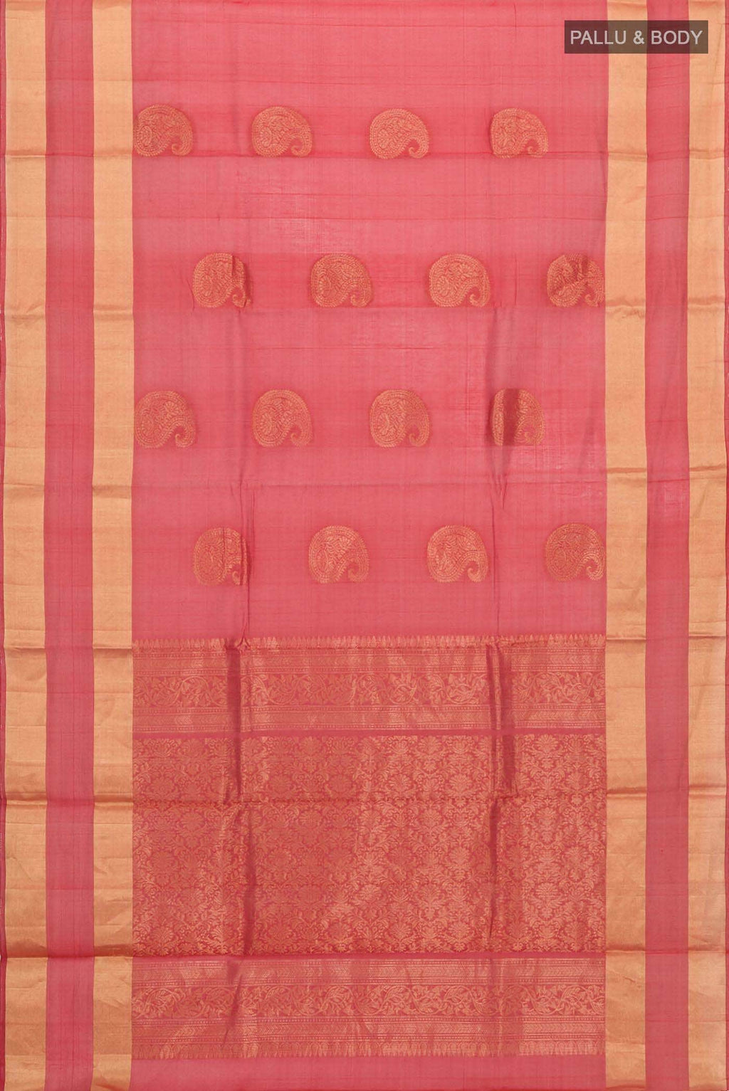 Red Silk Cotton Saree