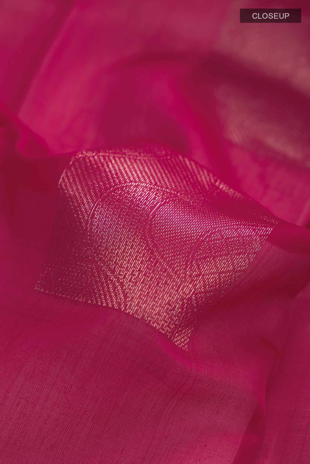 Dark Pink Silk Cotton Saree