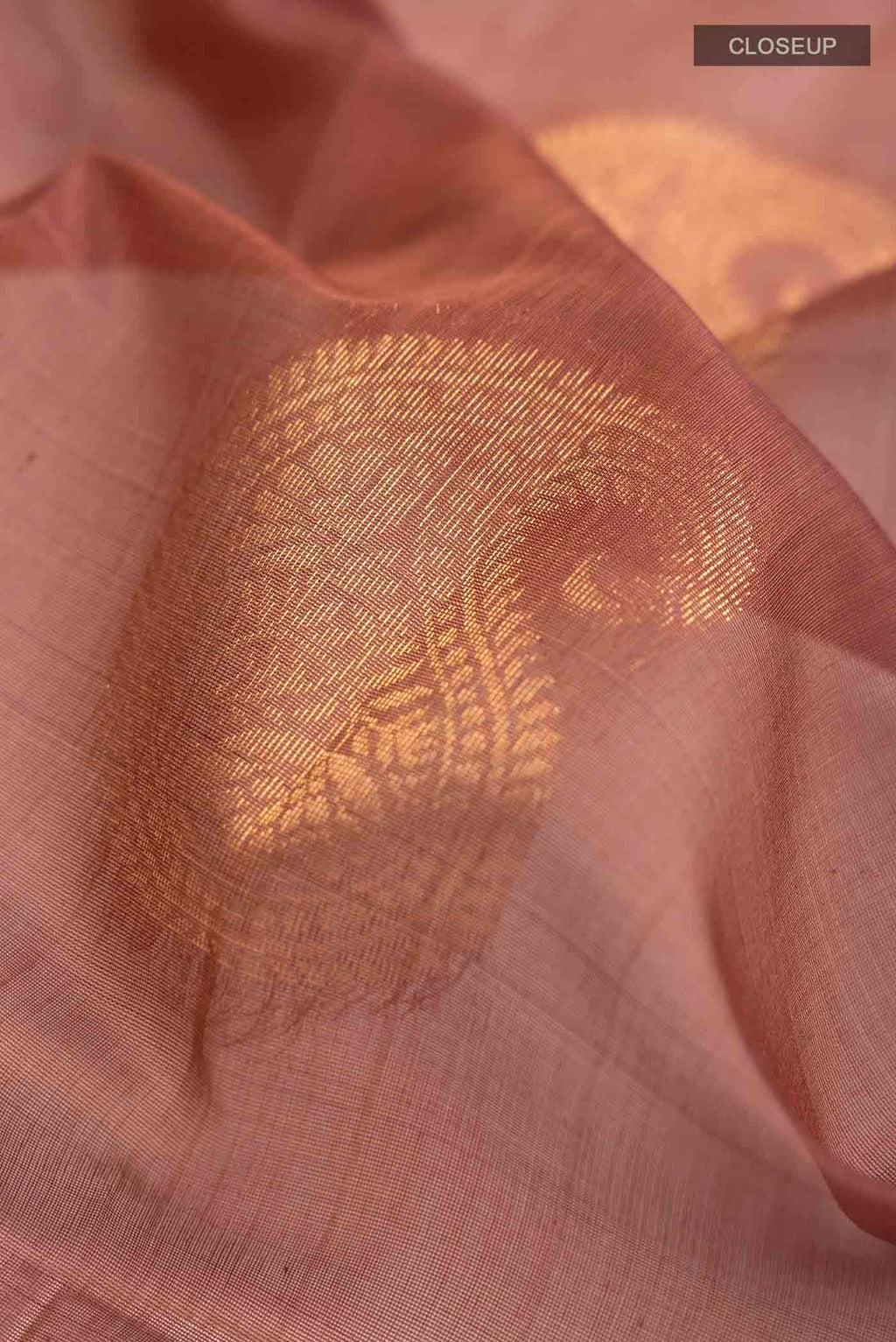 Brown Silk Cotton Saree